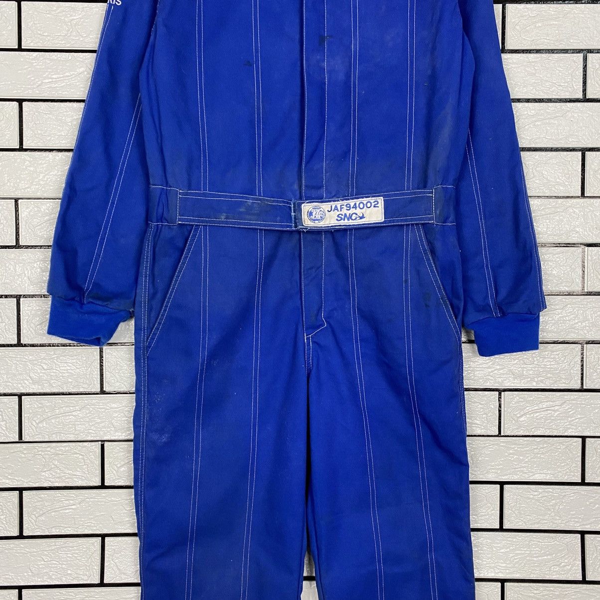 Japanese Brand Combinaisons SNC Paris Coverall Racing Big Logo Made France Size US 32 / EU 48 - 6 Thumbnail