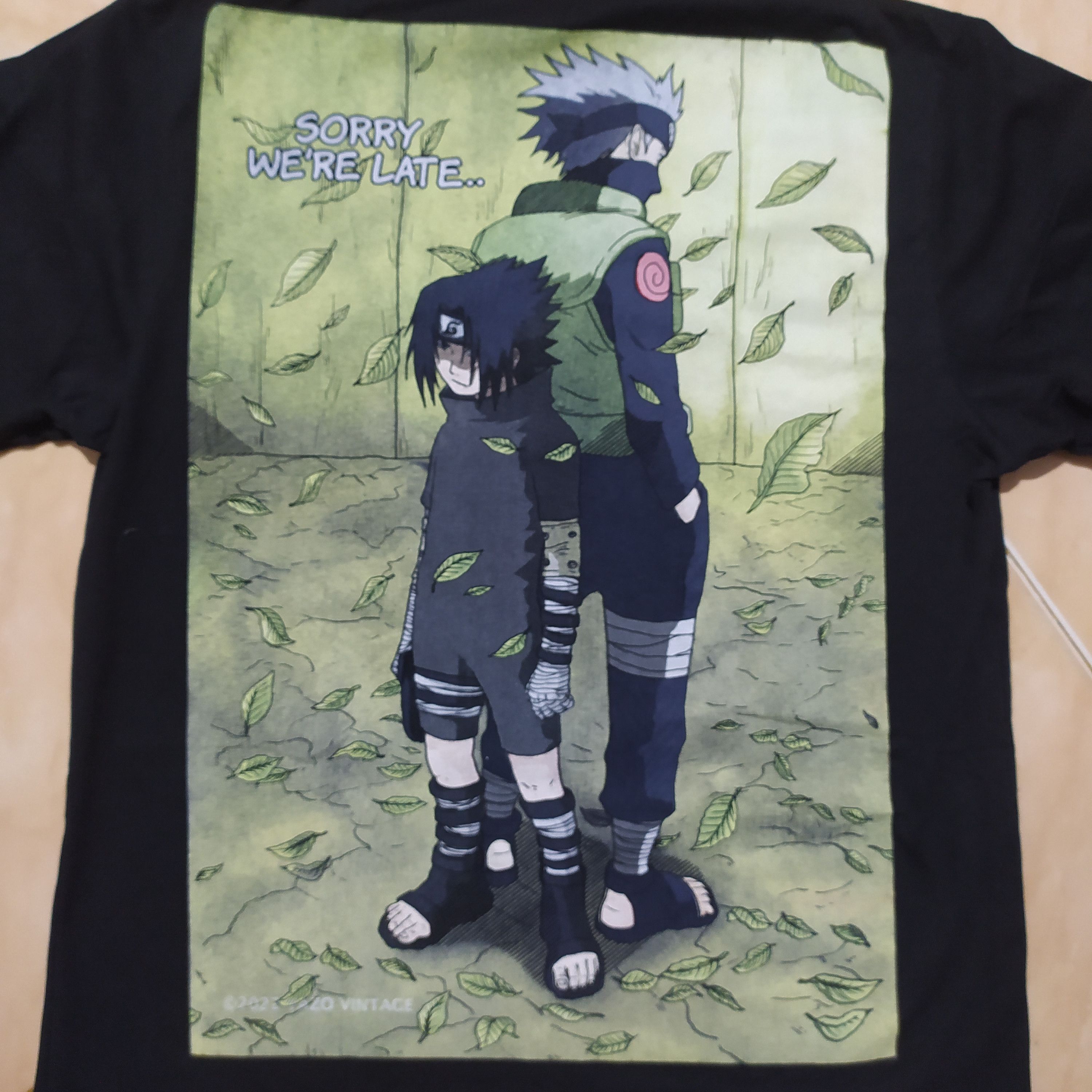 Anime × Japanese Brand × Vintage 🔥Rare🔥 Uchiha Sasuke x Kakashi Hatake Modern Naruto Tee Size US XL / EU 56 / 4 - 8 Thumbnail