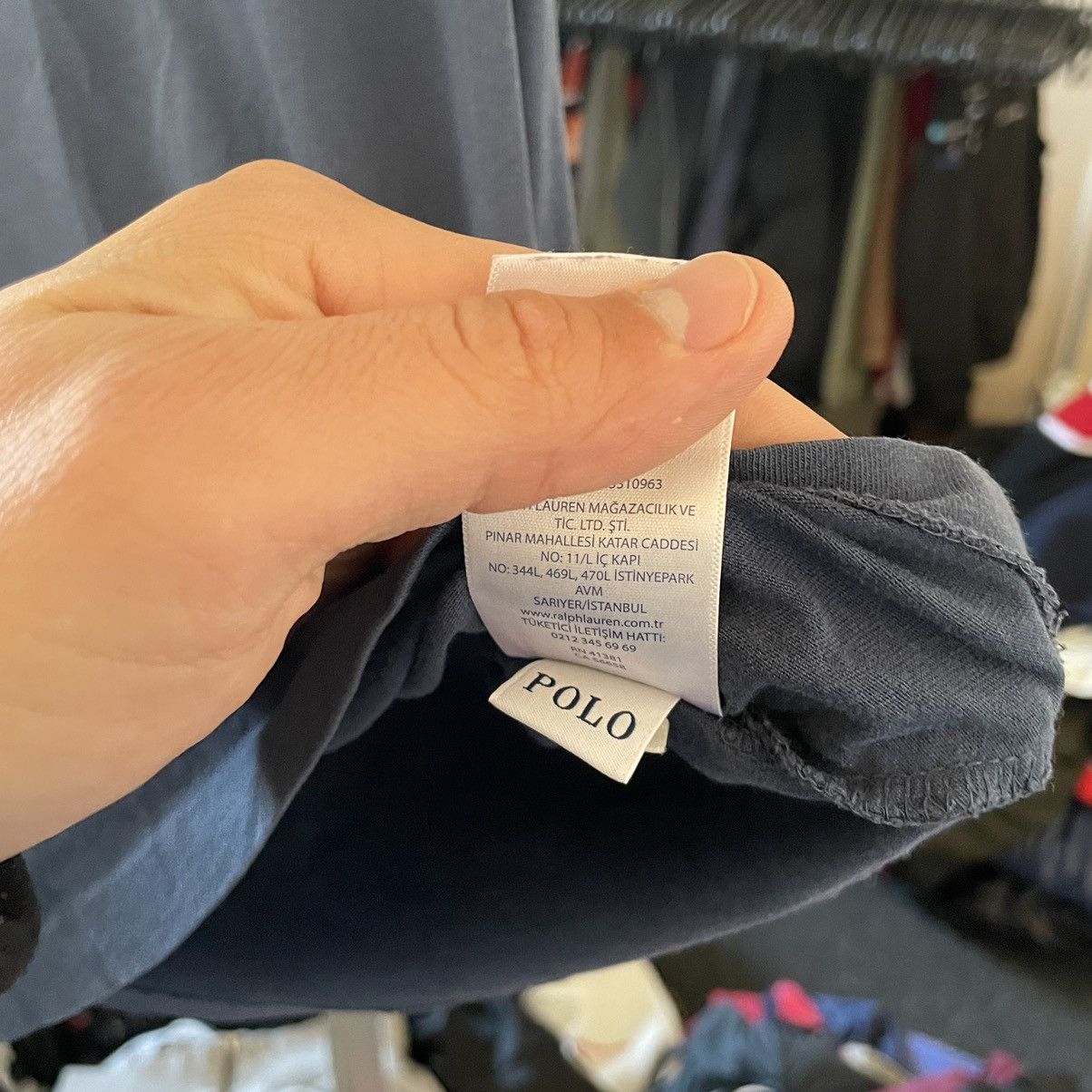 Polo Ralph Lauren × Ralph Lauren × Vintage Ralph Lauren Big Logo American tee shirt slim fit old mercer Size US L / EU 52-54 / 3 - 4 Thumbnail