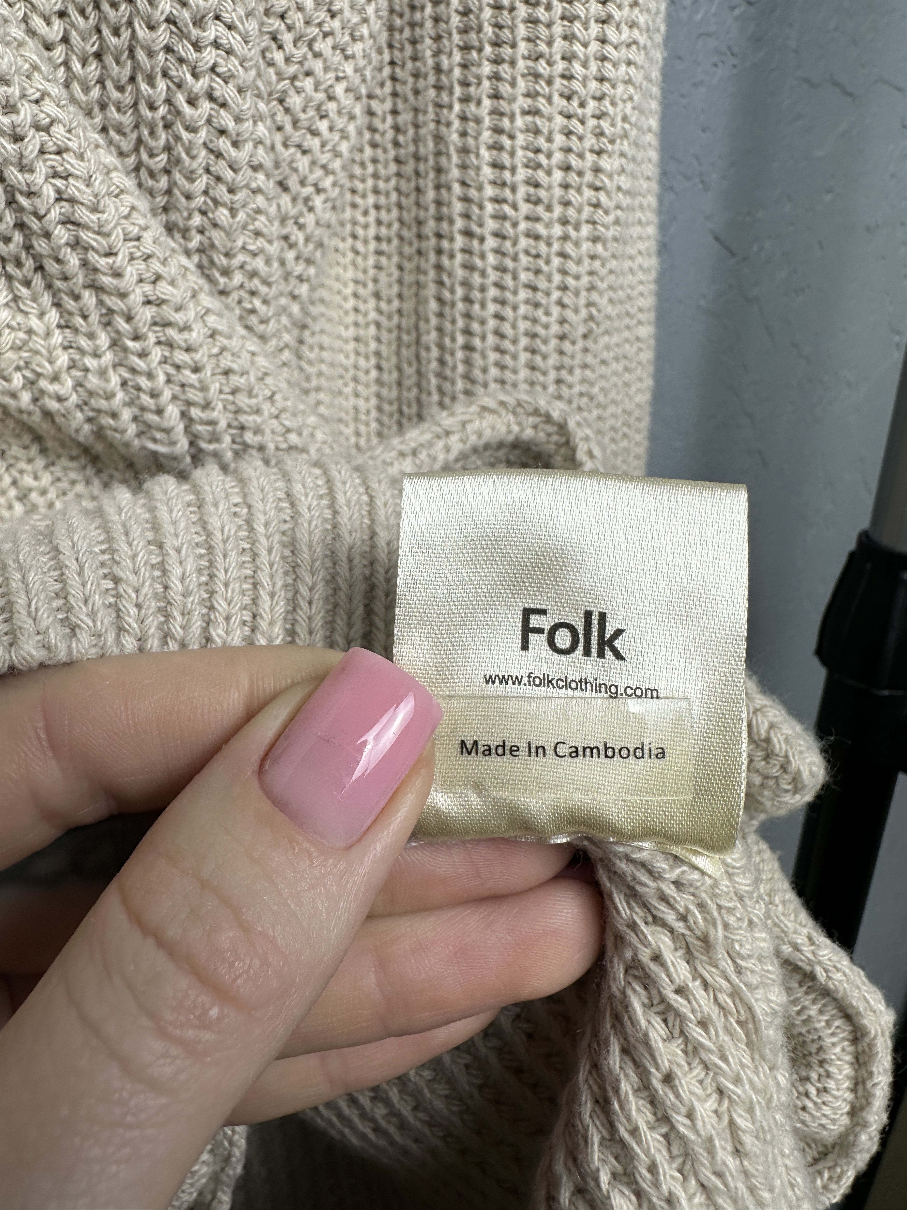Folk Folk Mens Knit Cardigan Sweater Size US M / EU 48-50 / 2 - 5 Thumbnail