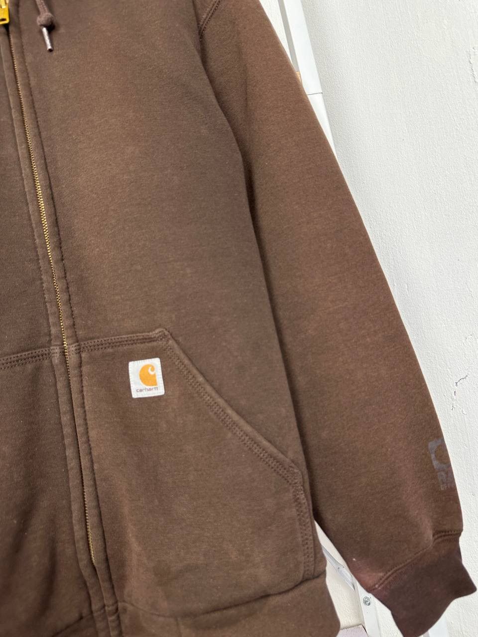 Carhartt × Vintage ☀️ Sun Faded Carhartt Rain Defender Zip Up Hoodie (PIT 24.5) Size US M / EU 48-50 / 2 - 2 Thumbnail