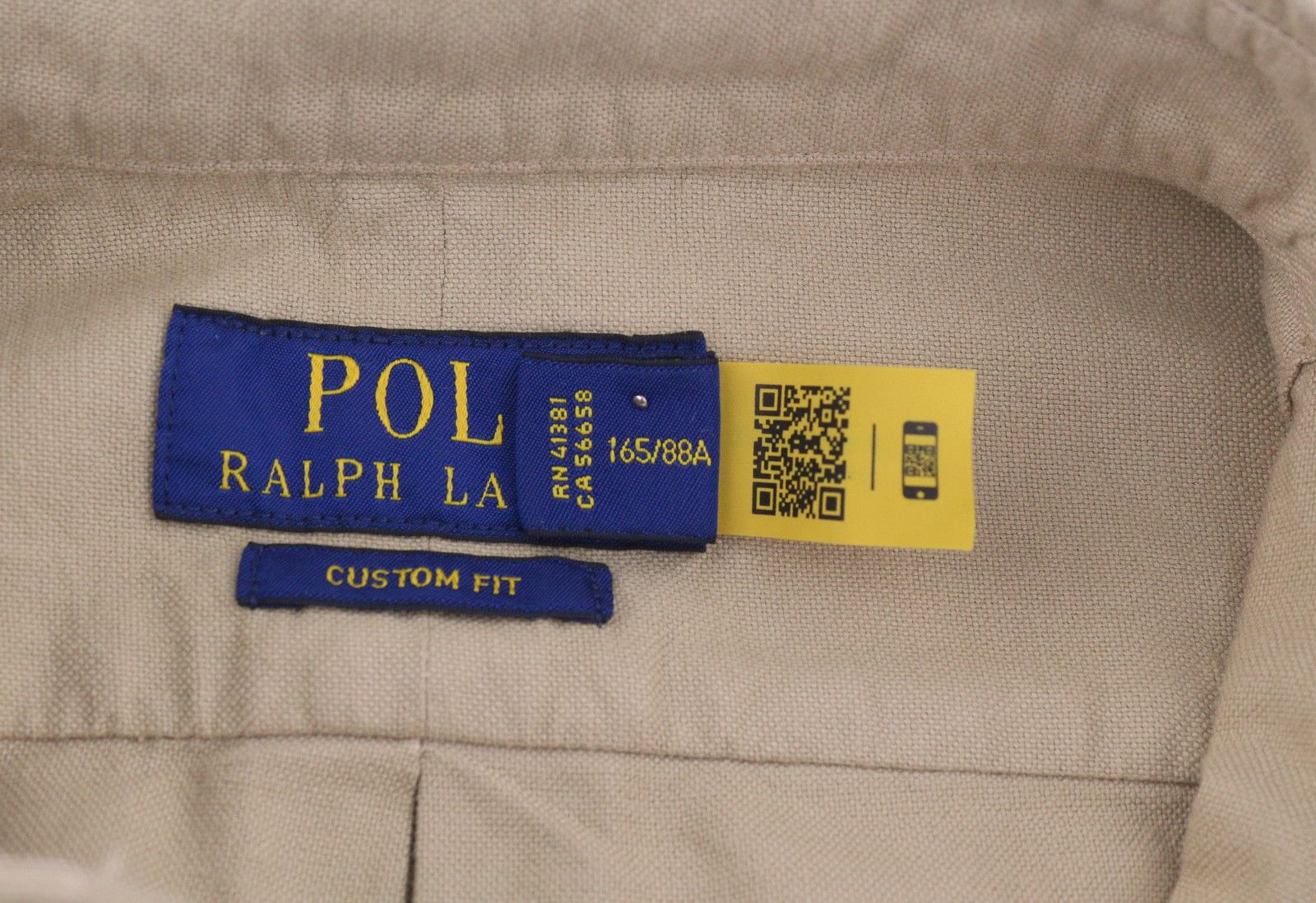 Ralph Lauren CORE REPLEN XS Brown Button-Down Neck Custom Shirt 87027 Size US XS / EU 42 / 0 - 7 Thumbnail