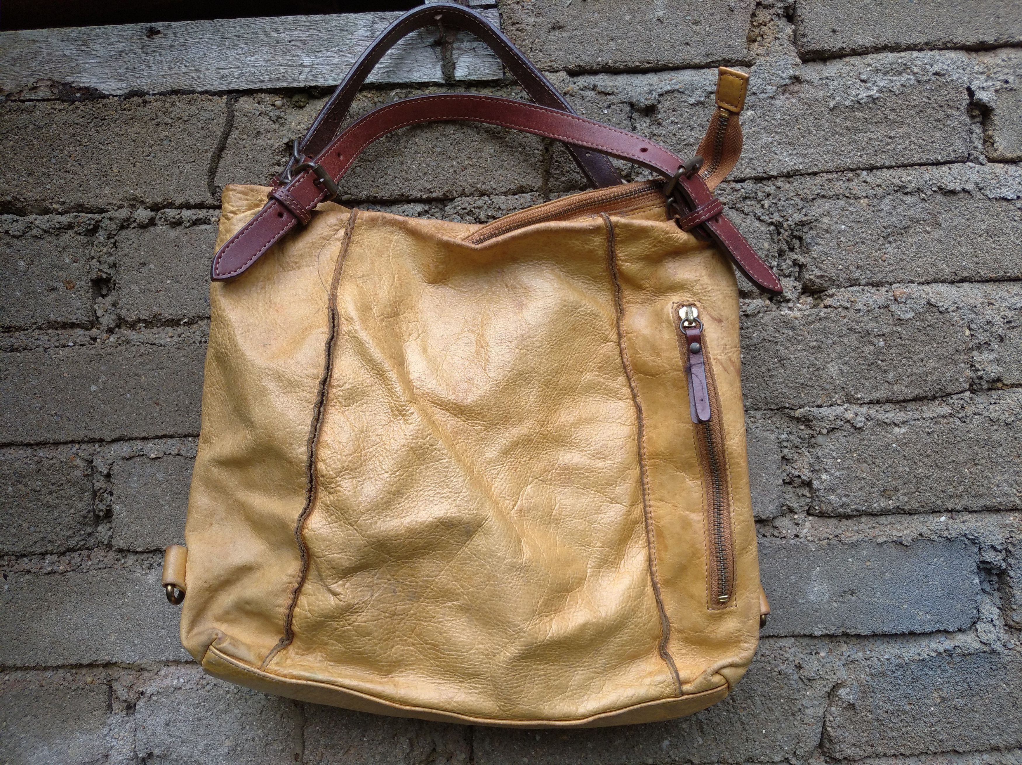 Japanese Brand × Leather Leather tote bag Japanese brand Size ONE SIZE - 4 Thumbnail