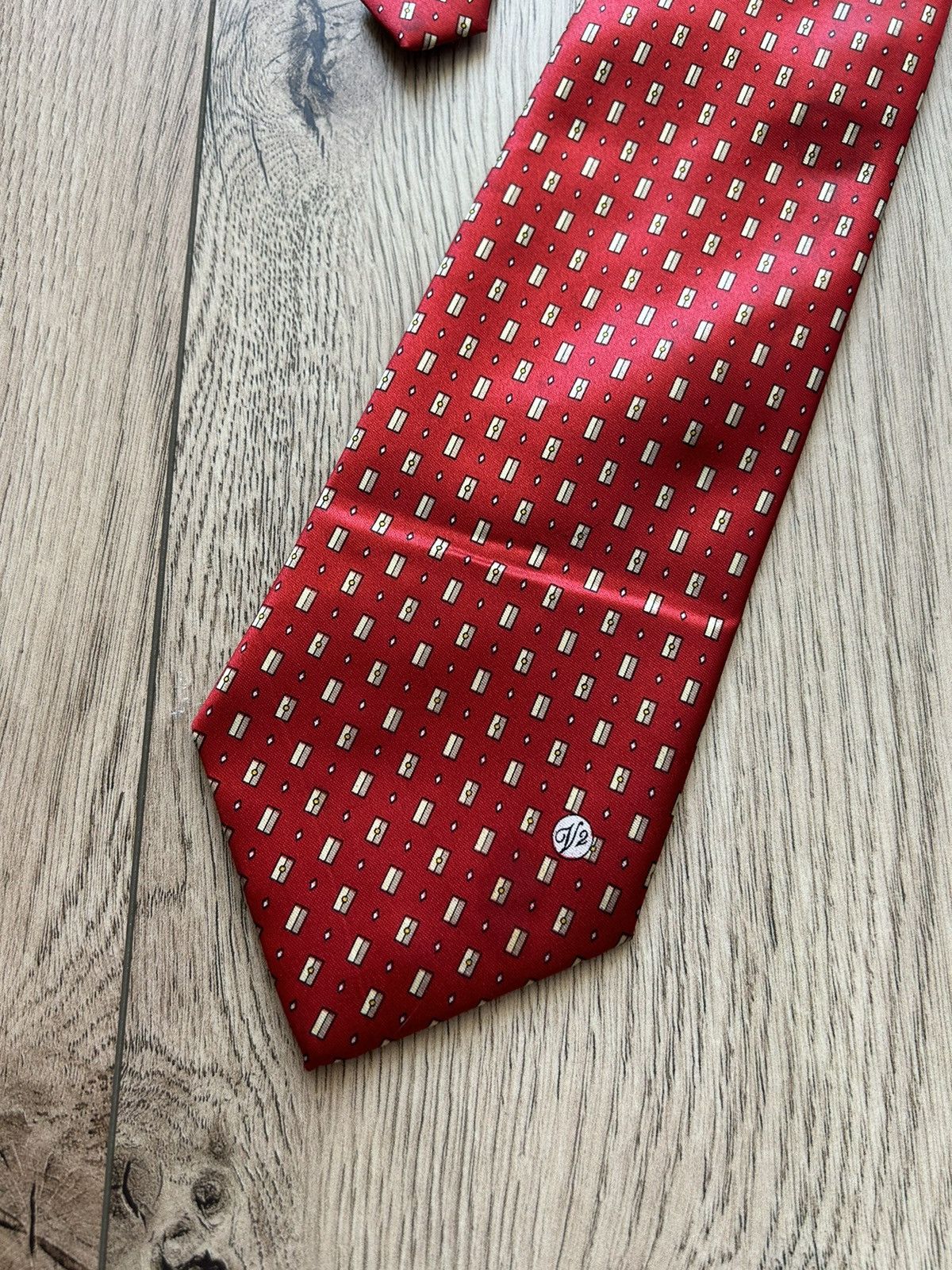 Versace × Vintage Vintage Versace Silk Italy Luxury Tie dior ysl og Size ONE SIZE - 2 Thumbnail