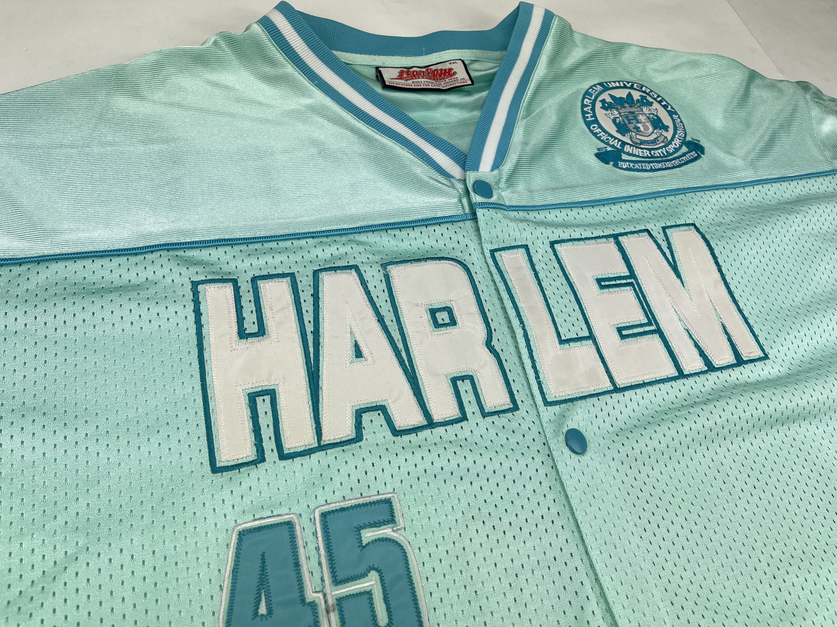 Vintage HARLEM University t-shirt, Lenox Ave, vintage New York XXL Size US XXL / EU 58 / 5 - 6 Thumbnail