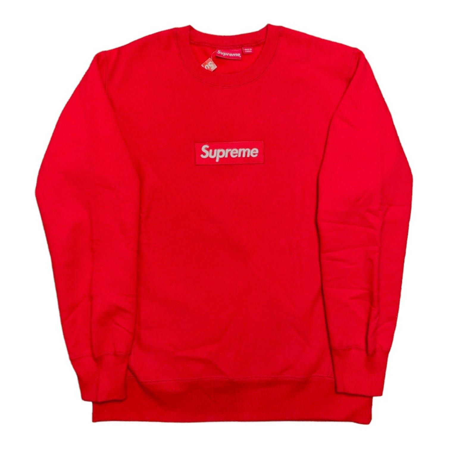 Supreme Box Logo Crewneck Sweatshirt (FW15) Red | Grailed