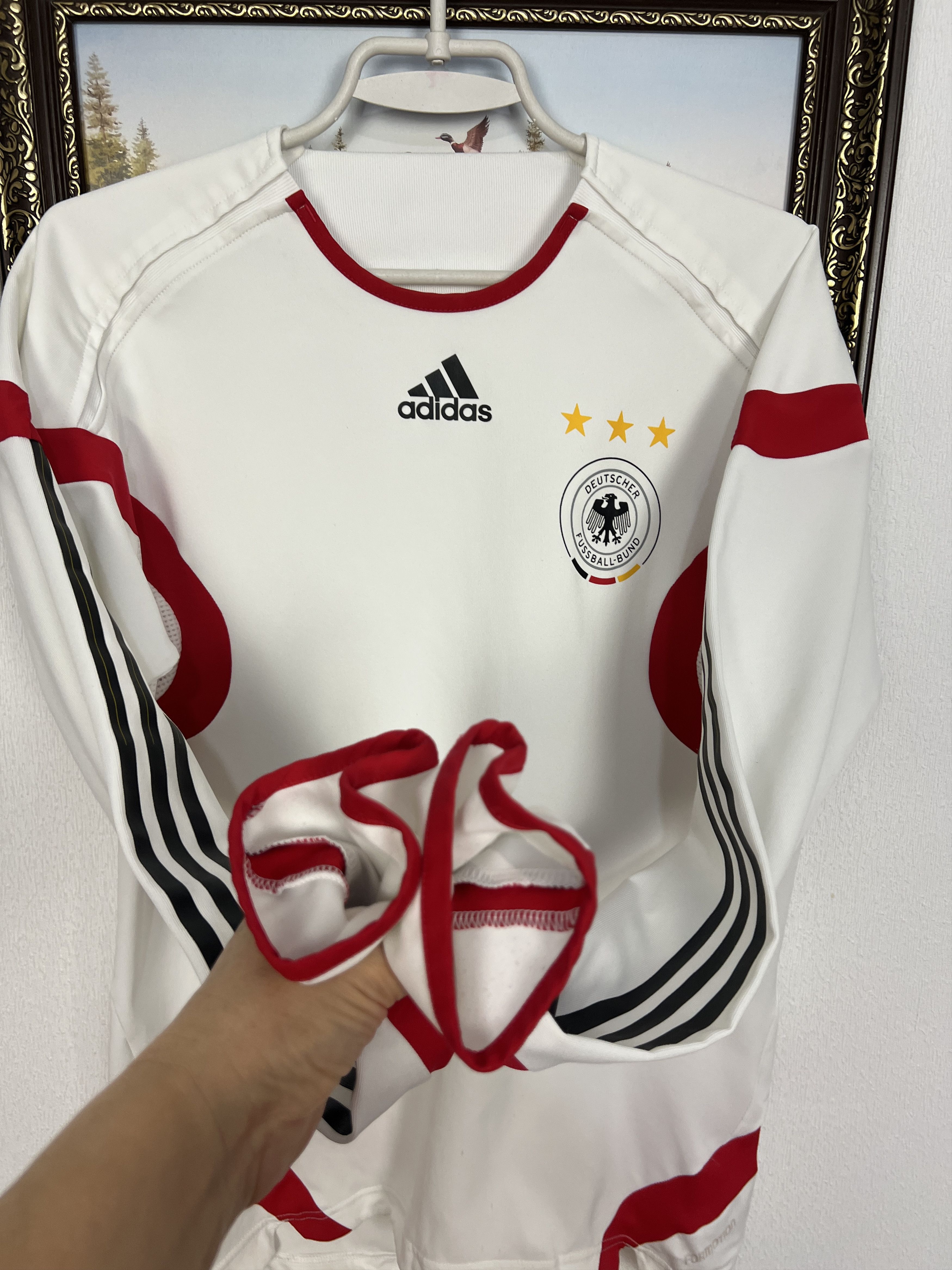 Adidas Germany Player Issue Football Sweatshirt Light Jacket Size US M / EU 48-50 / 2 - 4 Thumbnail