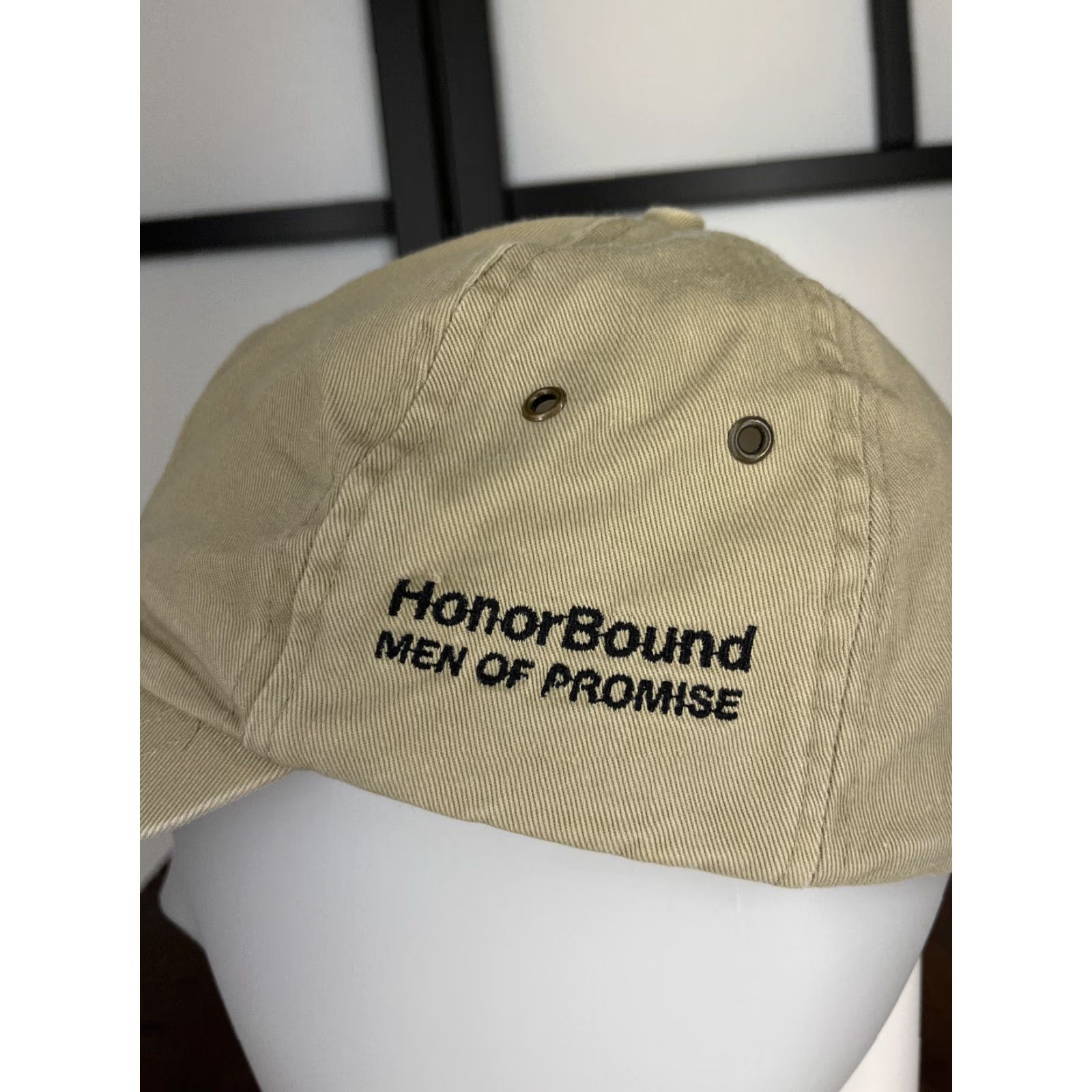 Vintage Nike Hat Cap Strap Back Adult Beige HonorBound Praise Assembly Size ONE SIZE - 5 Thumbnail