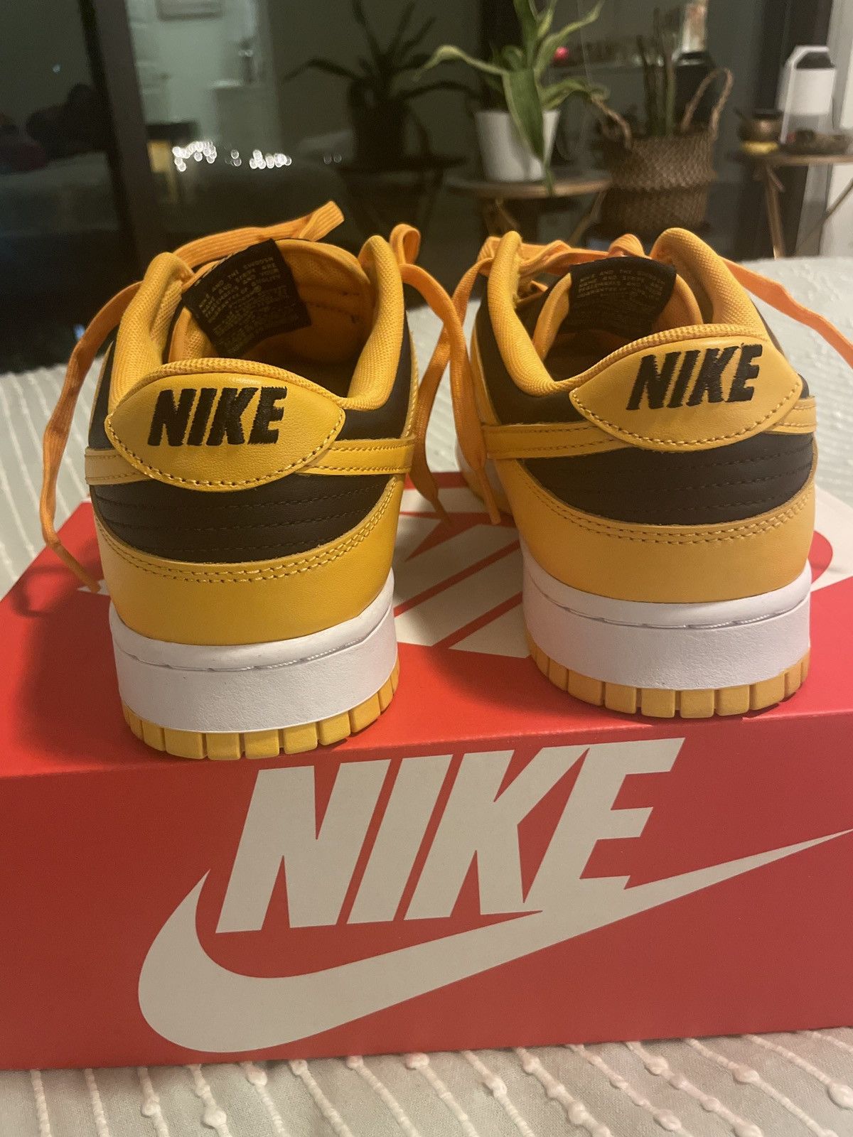 Nike Nike Dunk Low Retro ‘Goldenrod’ Size US 12 / EU 45 - 7 Thumbnail