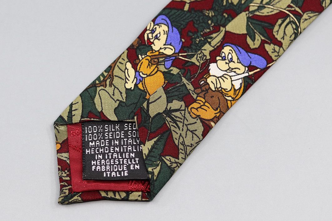 Disney Vintage Disney Silk Tie – Snow White & the Seven Dwarfs Size ONE SIZE - 4 Thumbnail
