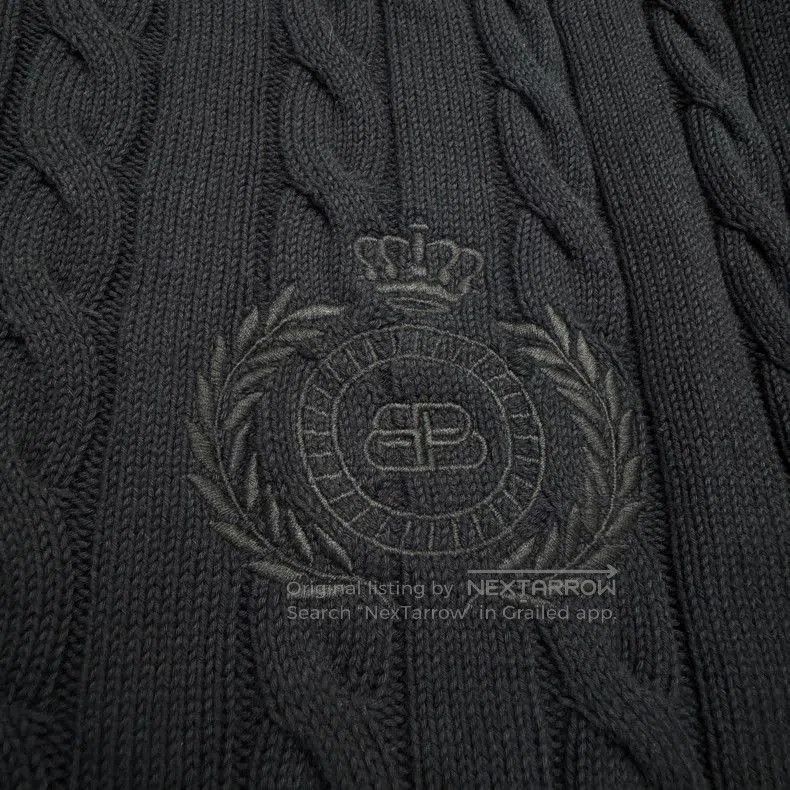 Balenciaga Balenciaga Wheat Ear Embroidery Sweater. Size US M / EU 48-50 / 2 - 3 Thumbnail