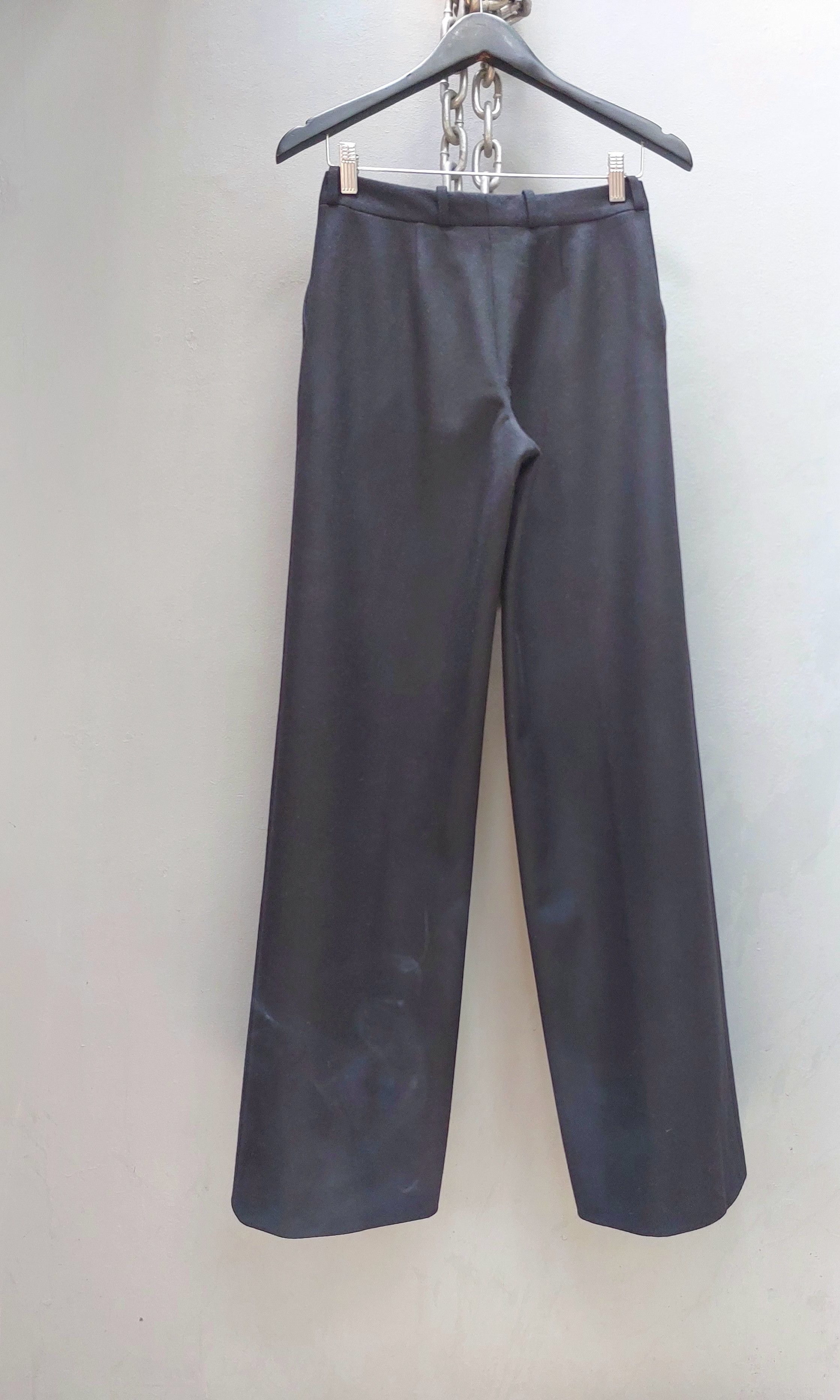 Celine BNWT Celine Wool Wide Leg Trouser Size 29" - 7 Thumbnail