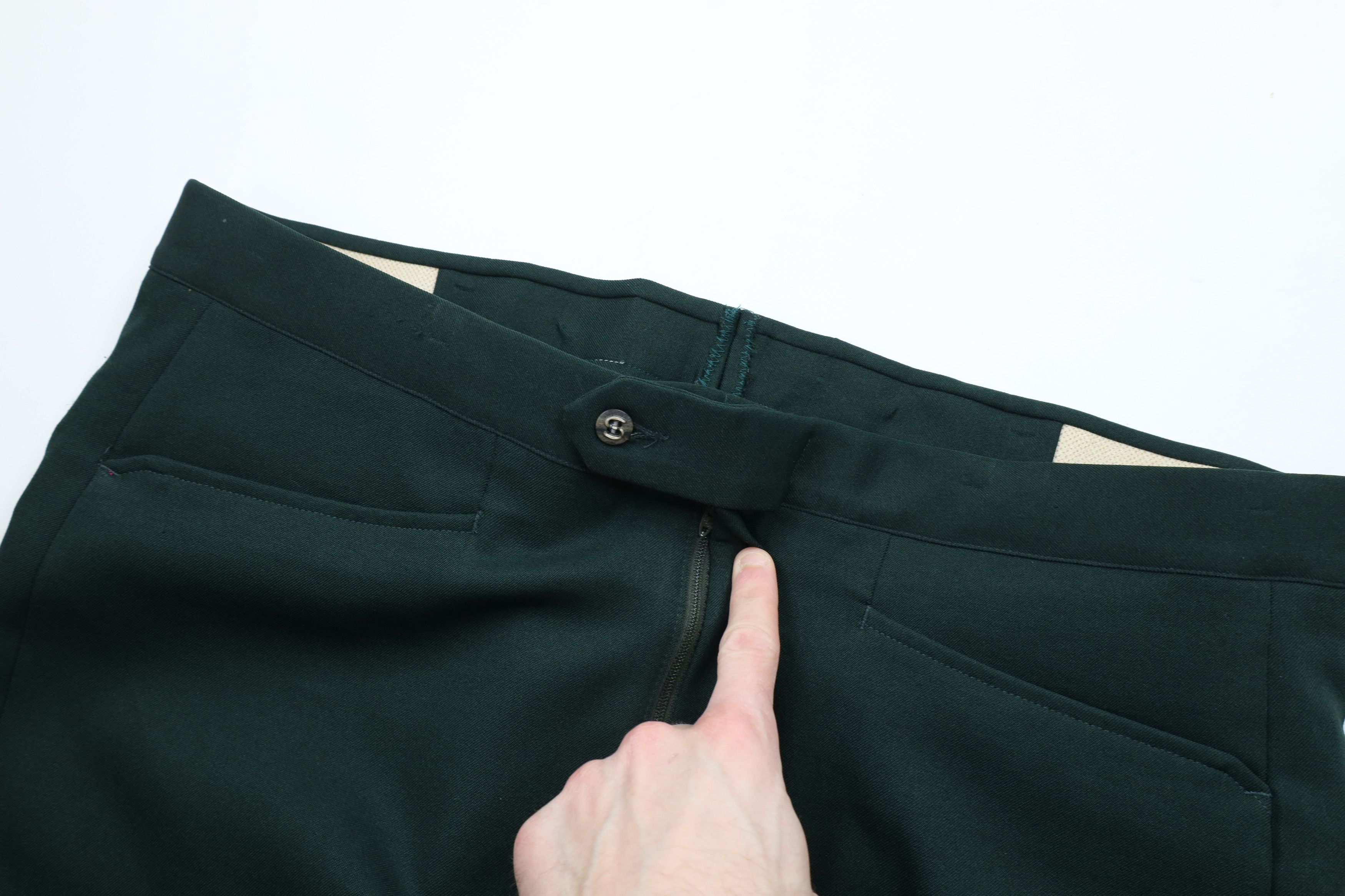 Vintage Vintage 70s Streetwear Bell Bottoms Chino Pants Green USA Size US 40 / EU 56 - 7 Thumbnail