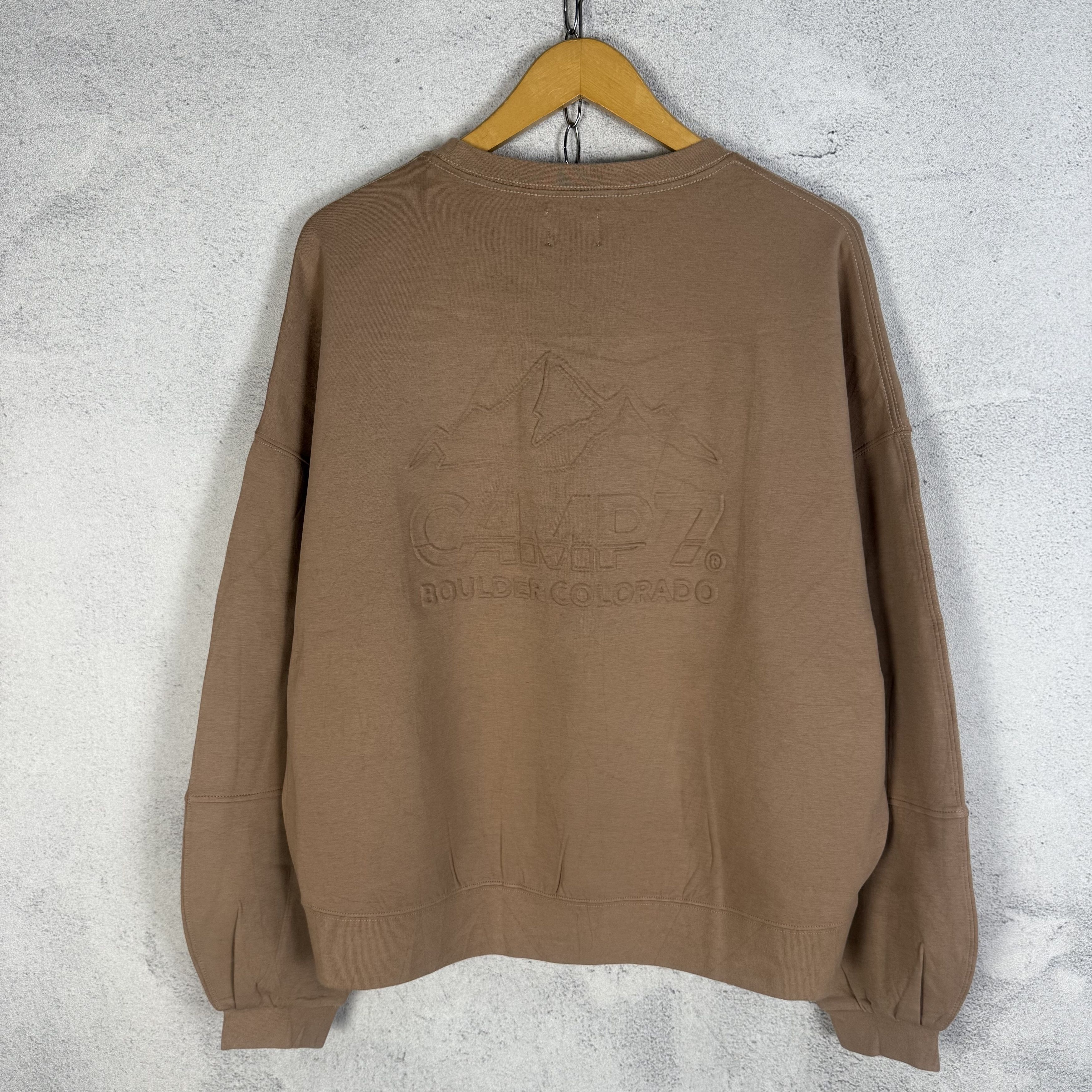 Japanese Brand Camp7 Boulder Colorado Sweatshirt Crewneck Boxy Size US M / EU 48-50 / 2 - 1 Thumbnail