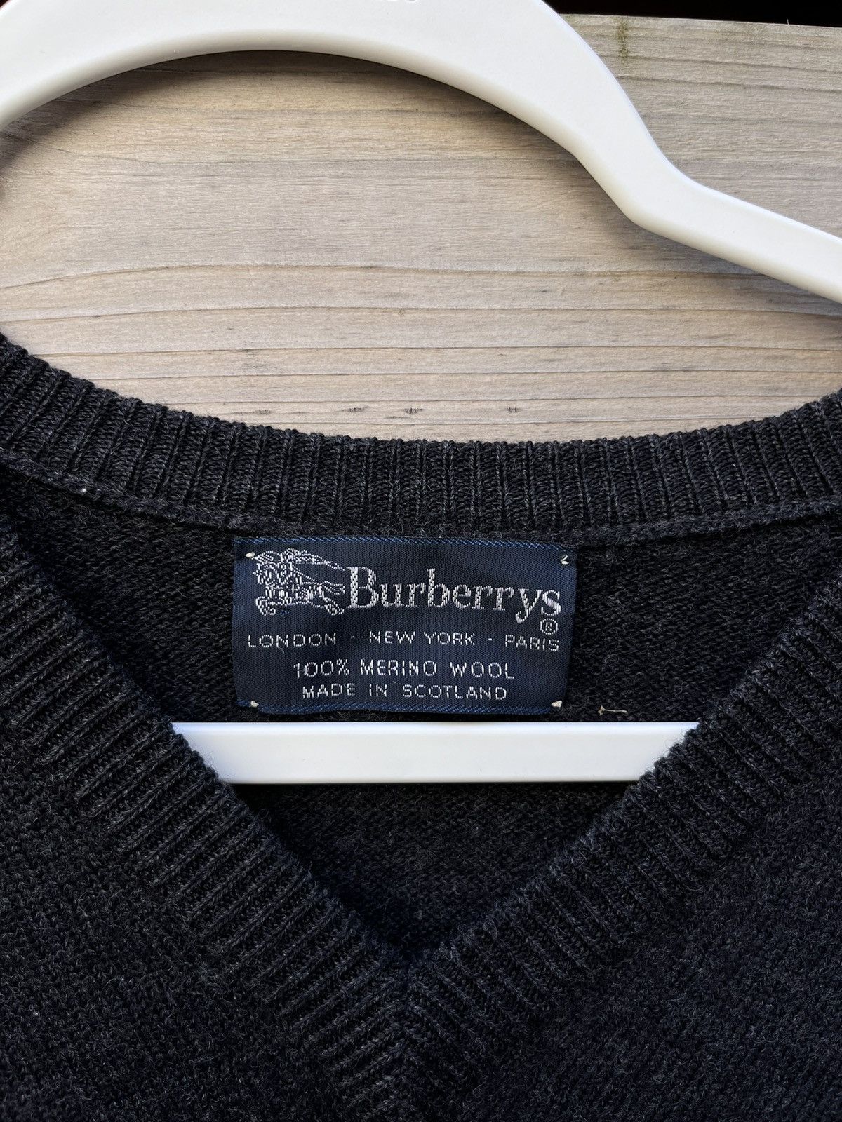 Burberry × Vintage Burberry Wool Sweater Pullover Jumper Size US M / EU 48-50 / 2 - 3 Thumbnail