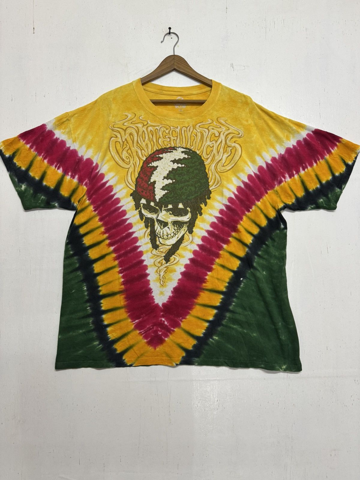 Band Tees × Vintage Vintage Greatfull dead liquid blue Size US XXL / EU 58 / 5 - 1 Thumbnail