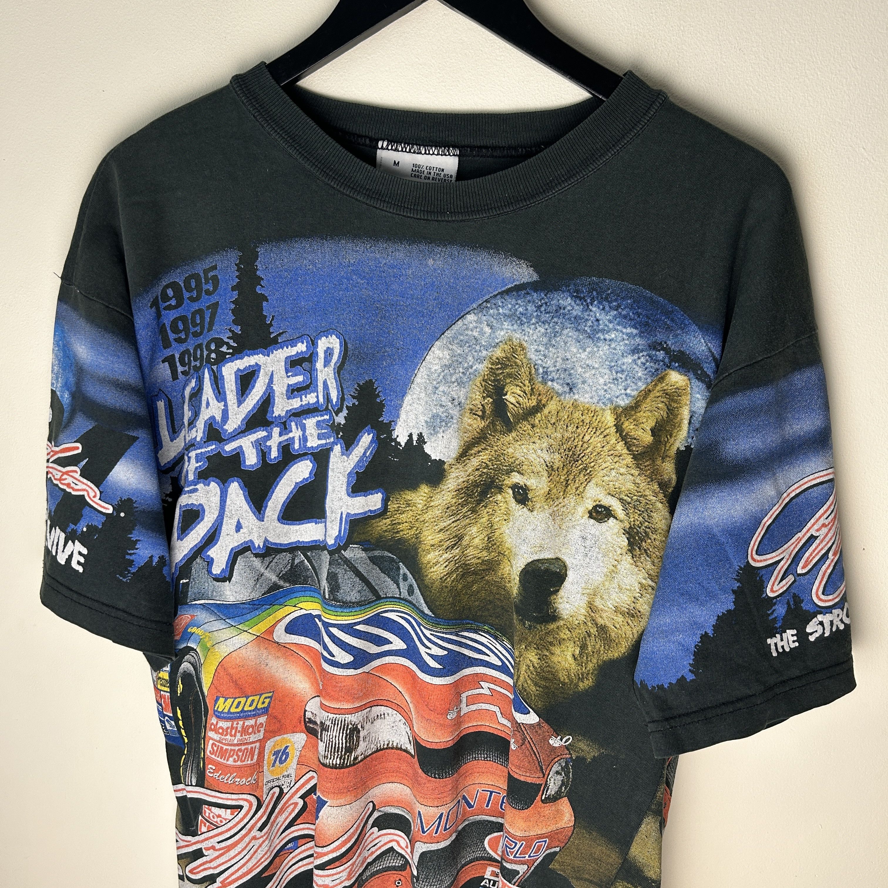 Chase Authentics Vintage Jeff Gordon Leader Of The Pack 1998 Nascar T-shirt Size US M / EU 48-50 / 2 - 3 Thumbnail