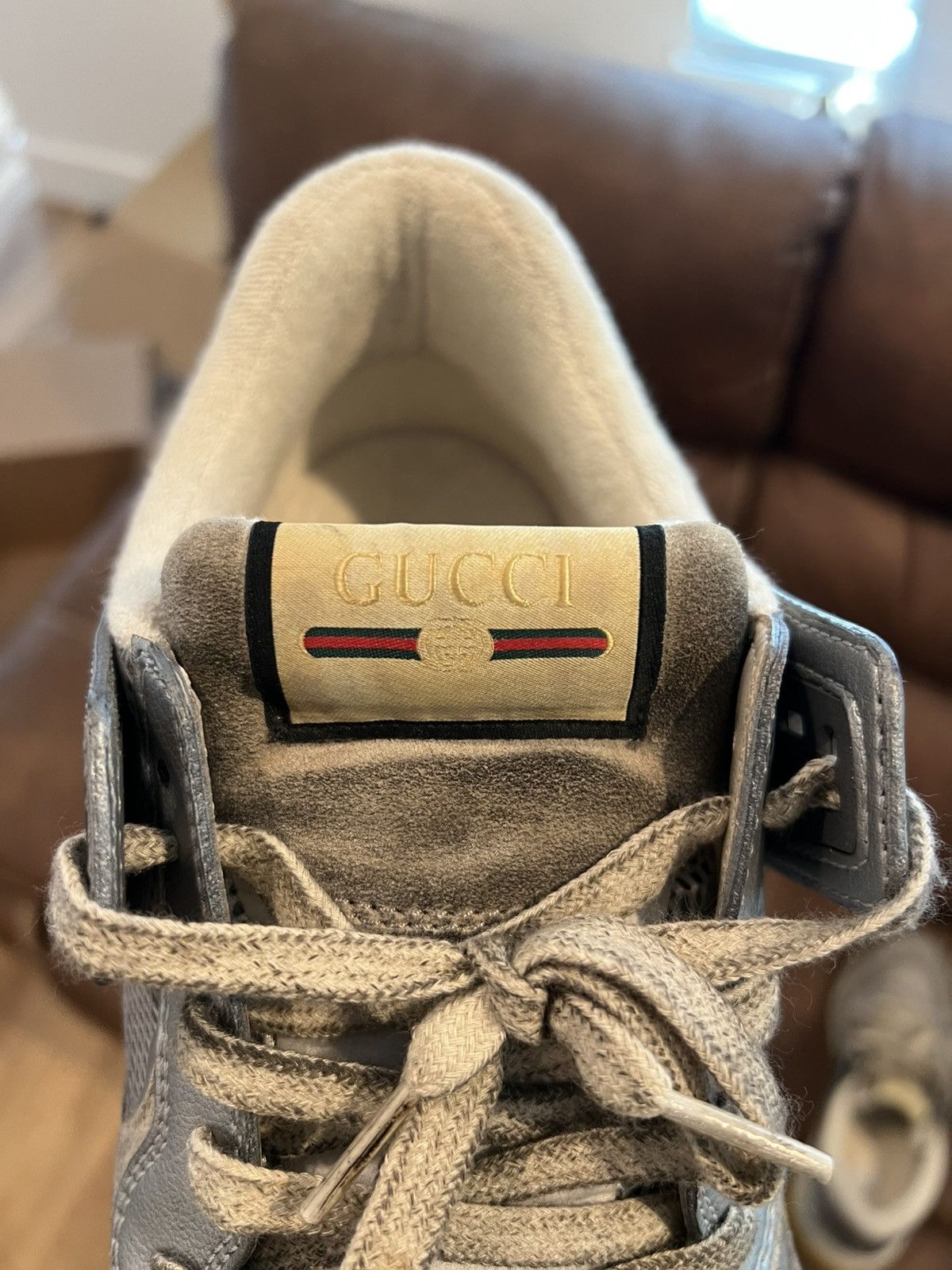Gucci Gucci Ultrapace Sneakers Sliver/Multi-color Size US 13 / EU 46 - 6 Thumbnail
