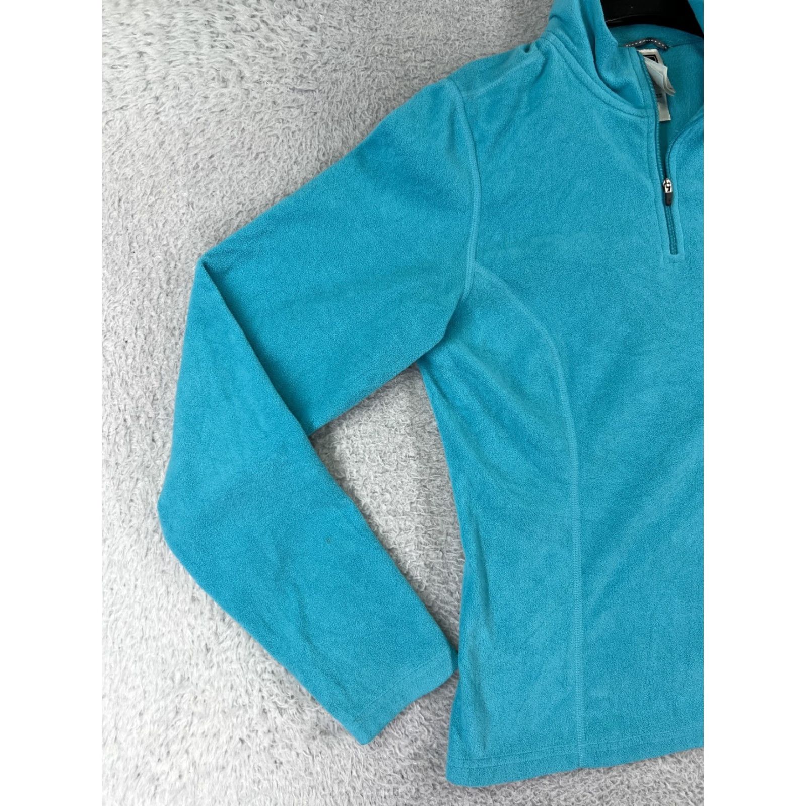 The North Face The North Face Sweater Women Small Blue TKA 100 Polyester Fleece Mock Neck Pullover Casual Fall Winter Size S / US 4 / IT 40 - 6 Thumbnail