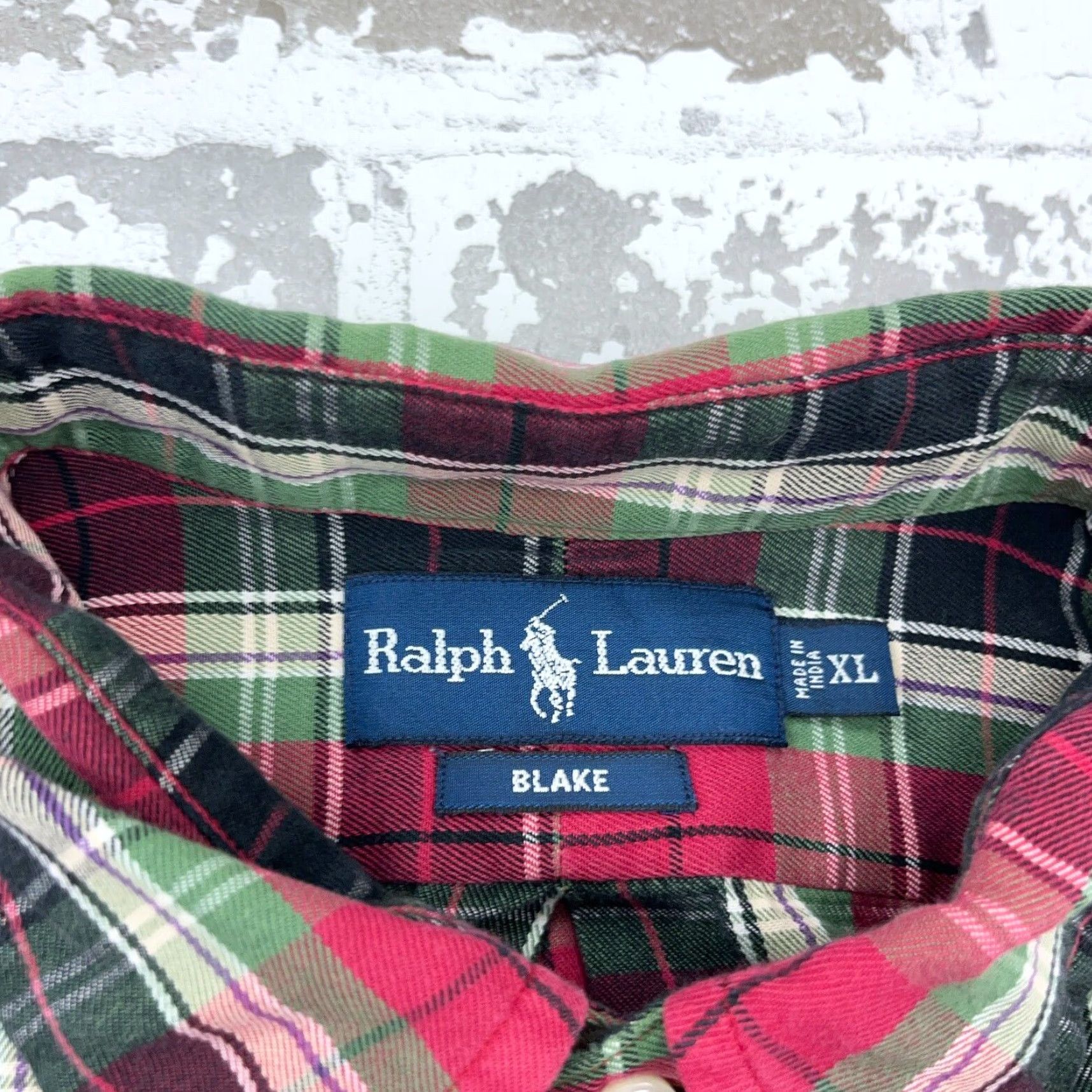 Ralph Lauren Ralph Lauren Plaid Flannel Button-Up Shirt Men XL Red Green Casual Modern Size 46R - 5 Thumbnail