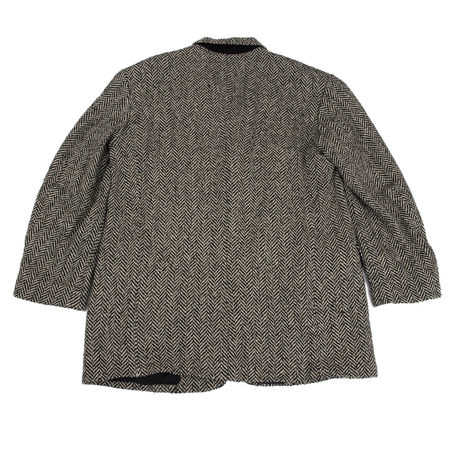 Yohji Yamamoto Yohji Yamamoto Houndstooth T Jacket Black Beige Size US S / EU 44-46 / 1 - 14 Thumbnail