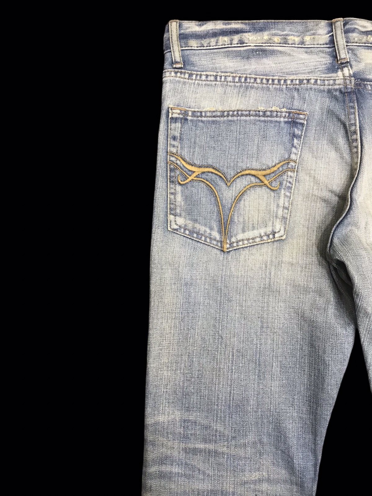 Japanese Brand 💥FLARE💥JackRose Japan Sick Distressed Patchwork Denim F137 Size US 32 / EU 48 - 11 Thumbnail