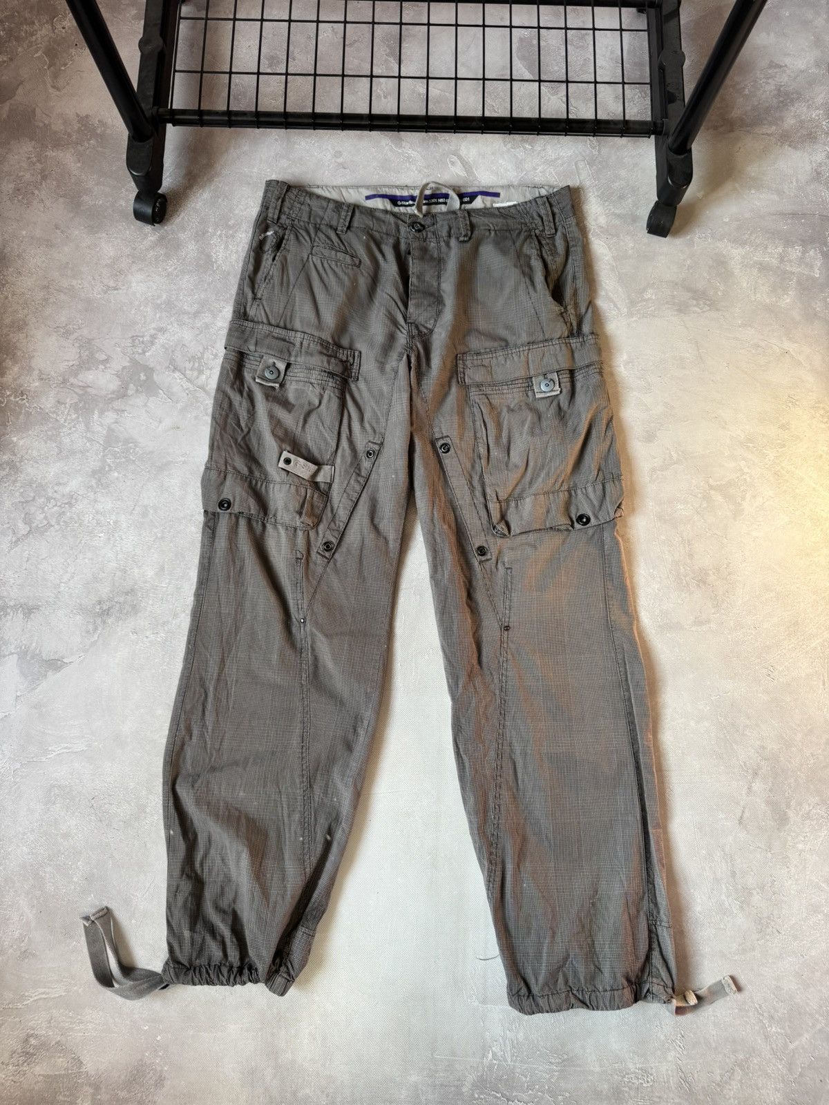 G-Star Vintgae G-Star Raw 3301 Cargo Pants Size US 33 - 6 Thumbnail