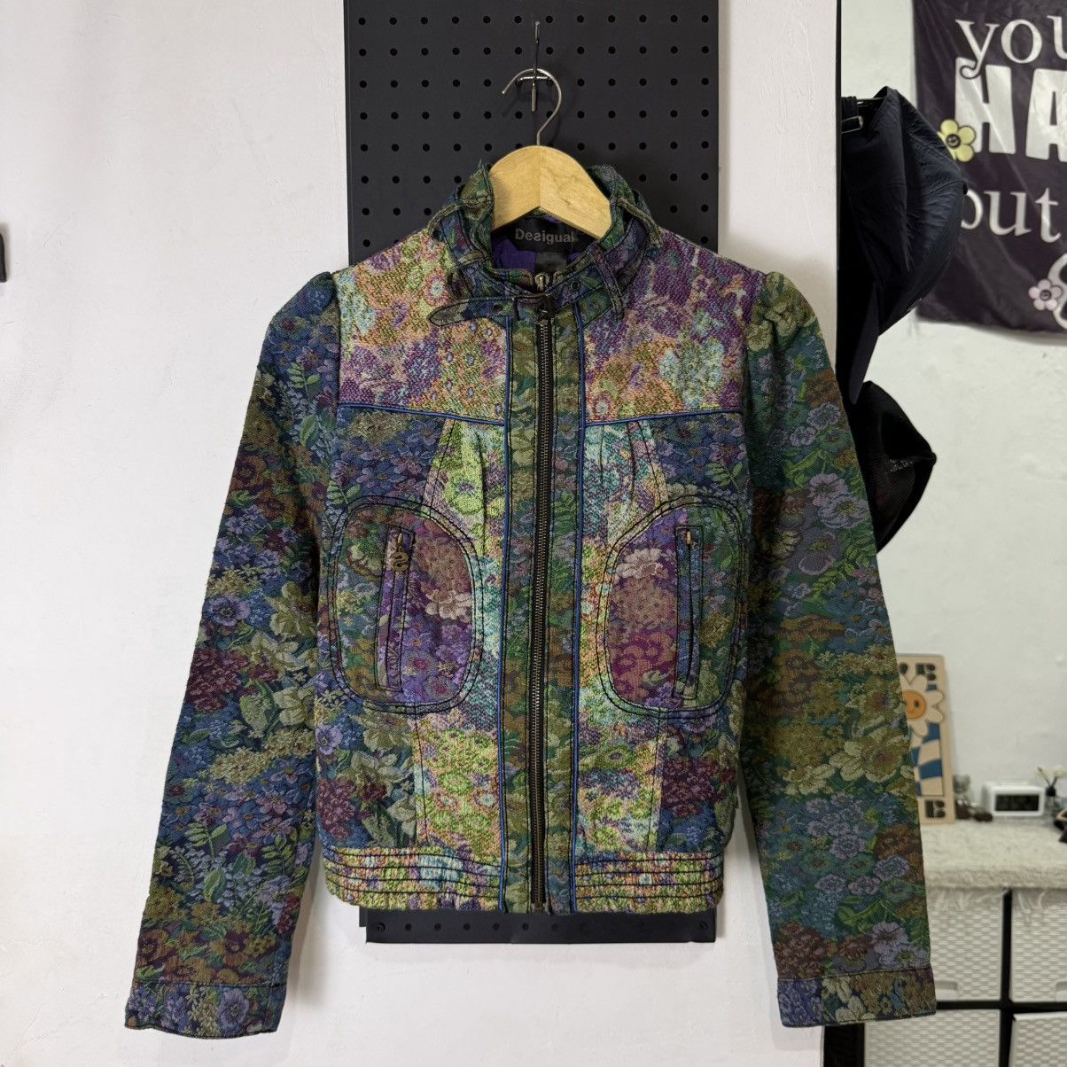 Desigual DESIGUAL floral jacket multicolor Size XS / US 0-2 / IT 36-38 - 1 Thumbnail