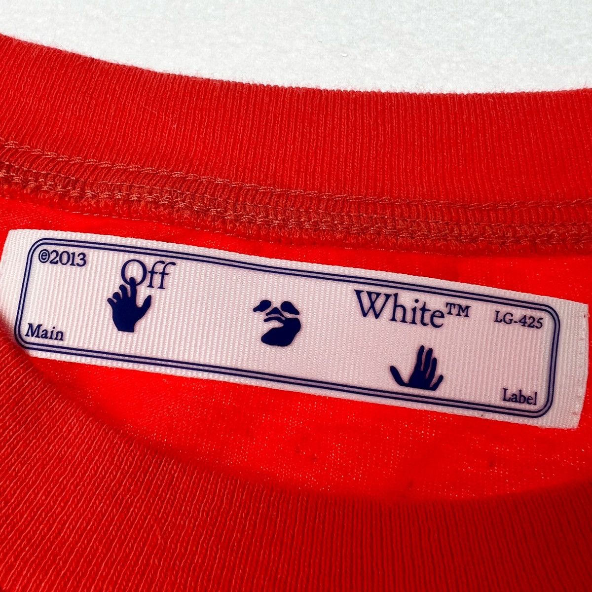 Off-White Off-White Stencil Arrows Orange T Shirt Size US M / EU 48-50 / 2 - 4 Thumbnail