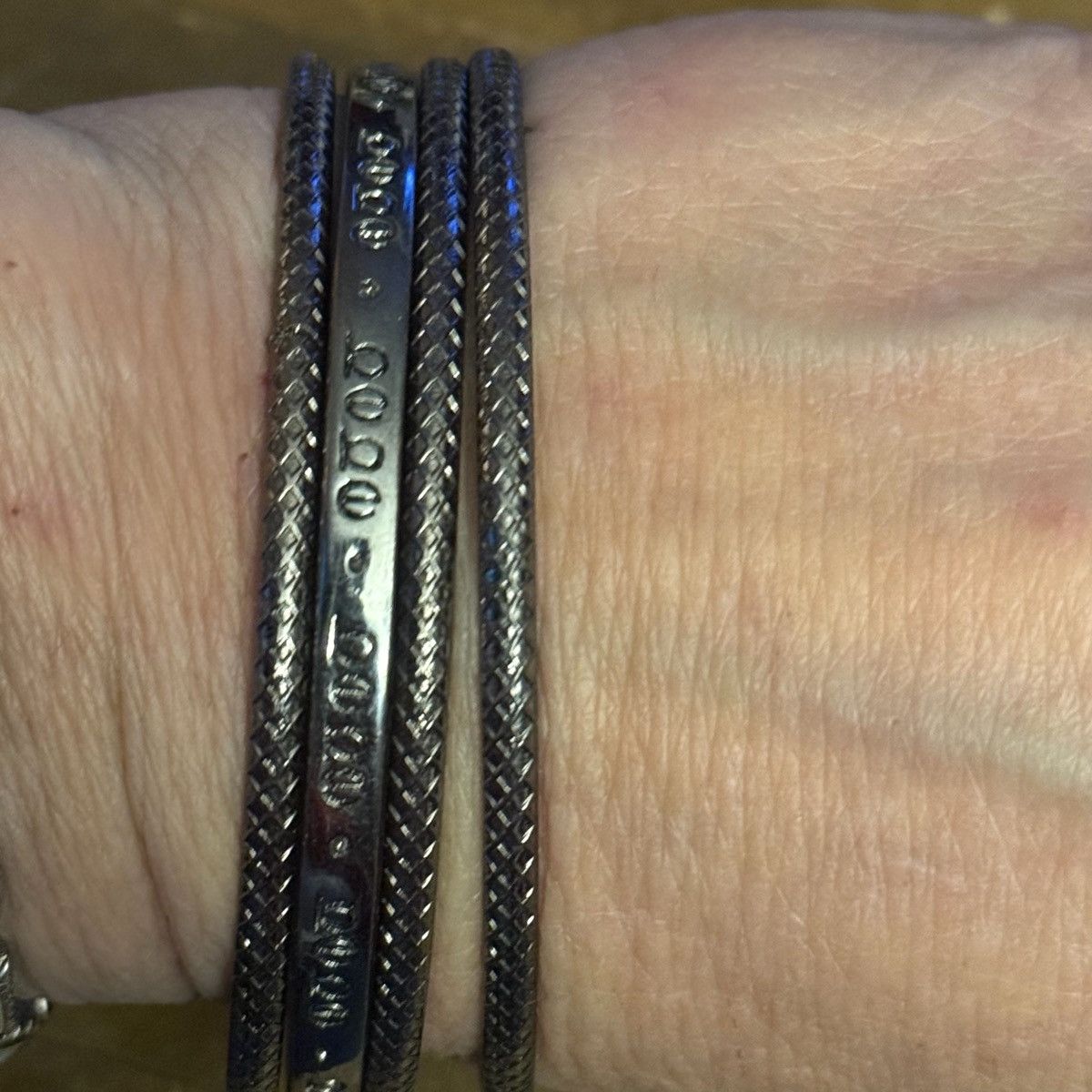 Bebe Bebe silver tone bangle bracelets Size ONE SIZE - 2 Thumbnail
