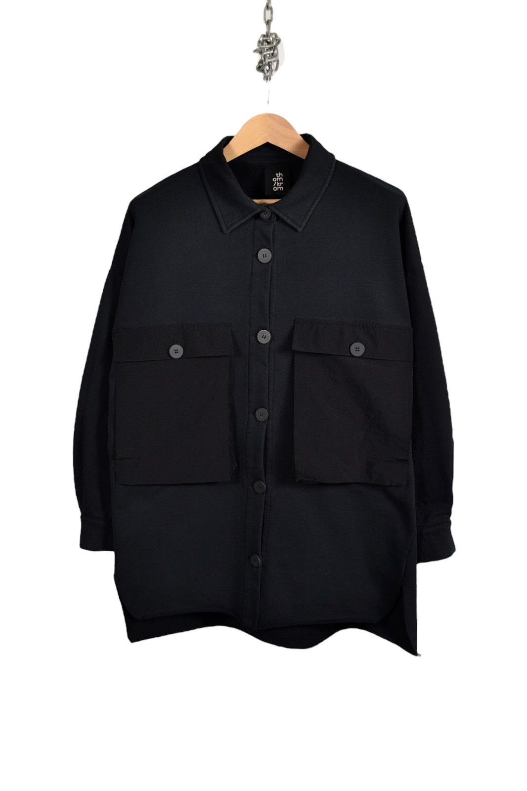 Thom Krom Thom Krom 3D Nylon Pockets Cargo Oversized Jacket Size US M / EU 48-50 / 2 - 2 Thumbnail