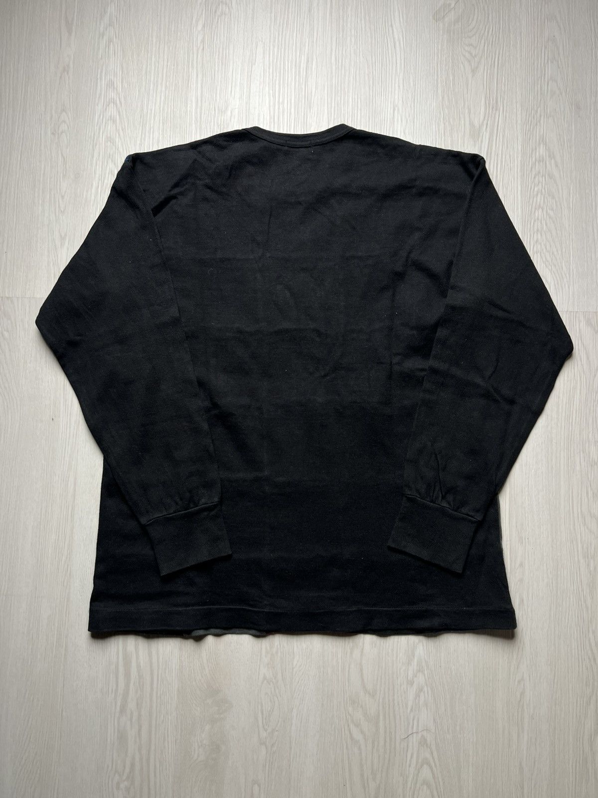 Comme des Garcons Homme Vintage 1997 Comme Des Garcons Homme Wool Patch Sweatshirt Size US L / EU 52-54 / 3 - 3 Thumbnail