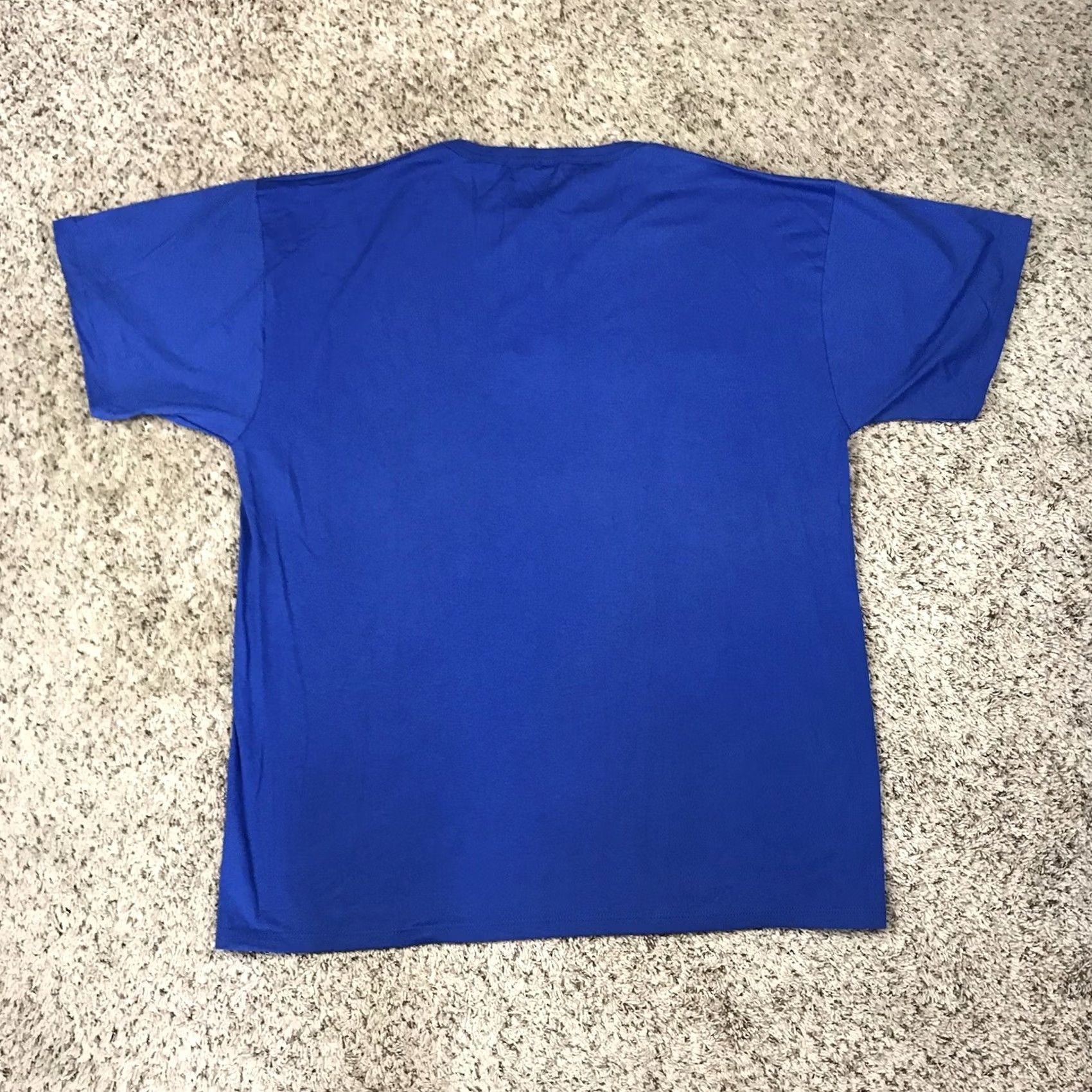Soffe VINTAGE Soffe T-Shirt Henley 2XL Adult Blue Short Sleeve Single Stitch 90s Mens Size US XXL / EU 58 / 5 - 3 Thumbnail