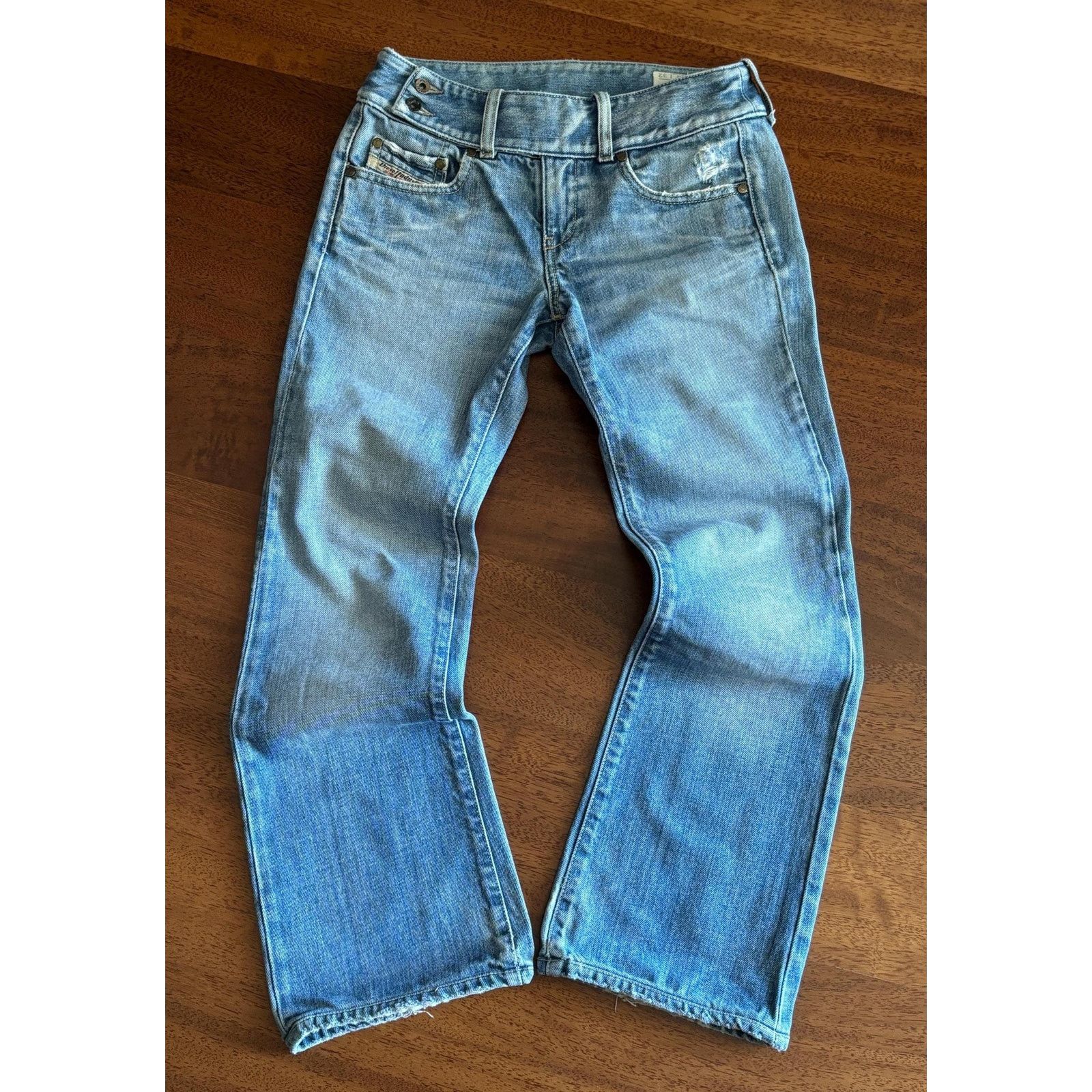Diesel Vintage Diesel Cherone Jeans W24 Italy Y2K Low Rise Denim Size 24" / US 00 / IT 34 - 2 Thumbnail