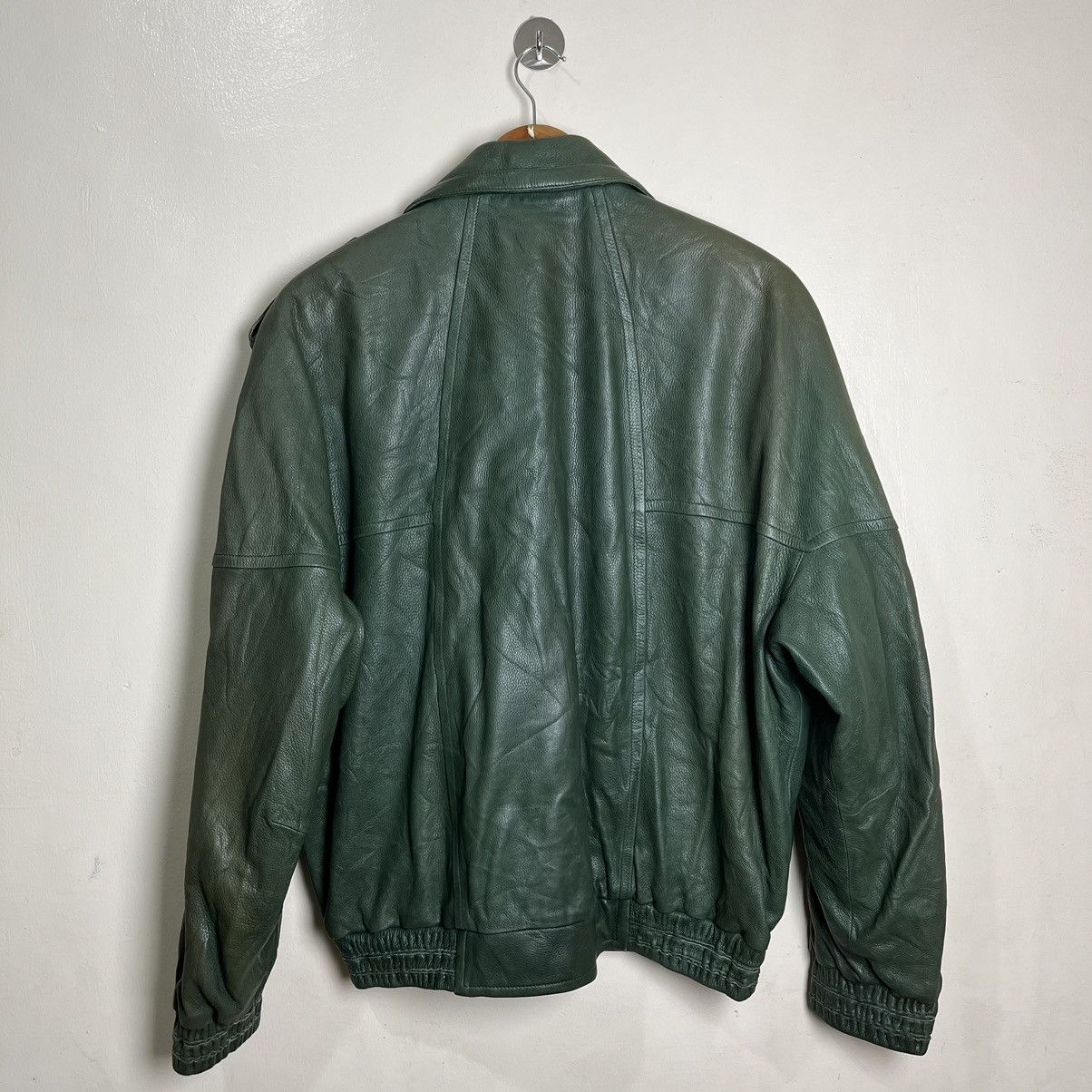 Zilli Vintage Zilli France Odessa Green Deerskin Leather Jacket Size US XXL / EU 58 / 5 - 23 Thumbnail