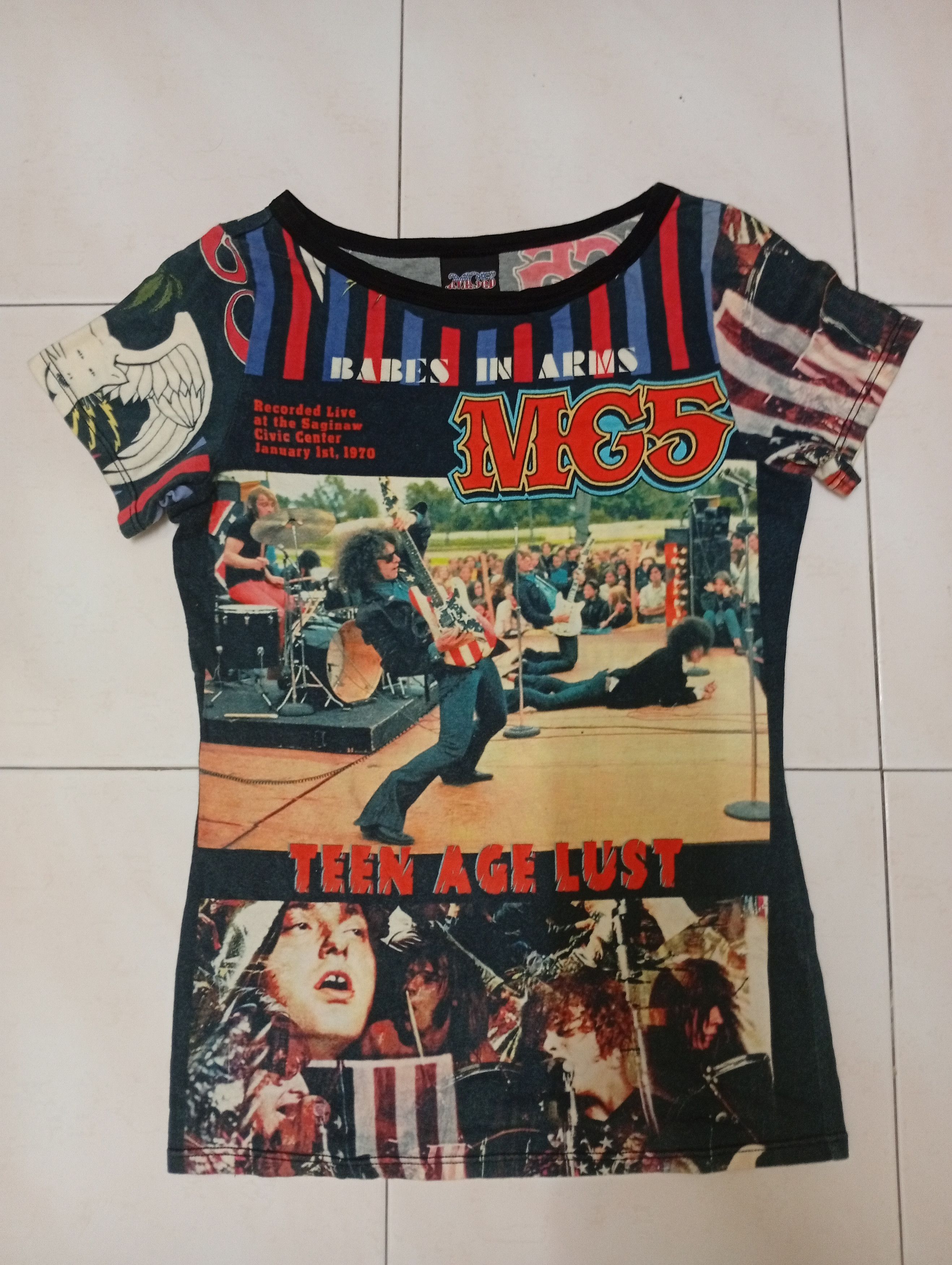Band Tees vintage Mc5 X hystericn Size XS / US 0-2 / IT 36-38 - 1 Thumbnail