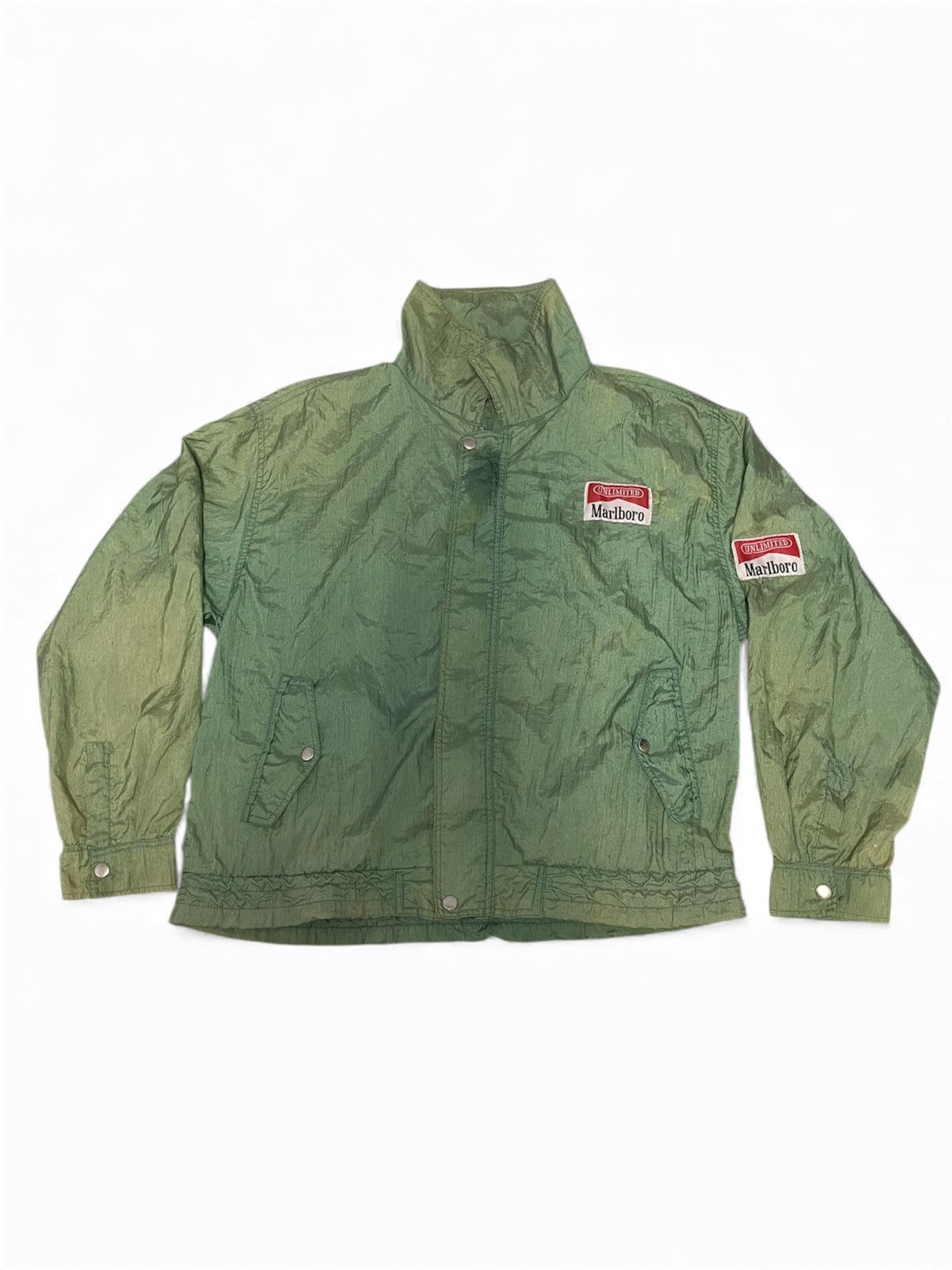 Marlboro Unlimited VINTAGE 90s Marlboro Unlimited Gear Nylon Windbreaker Jacket Size US M / EU 48-50 / 2 - 1 Thumbnail