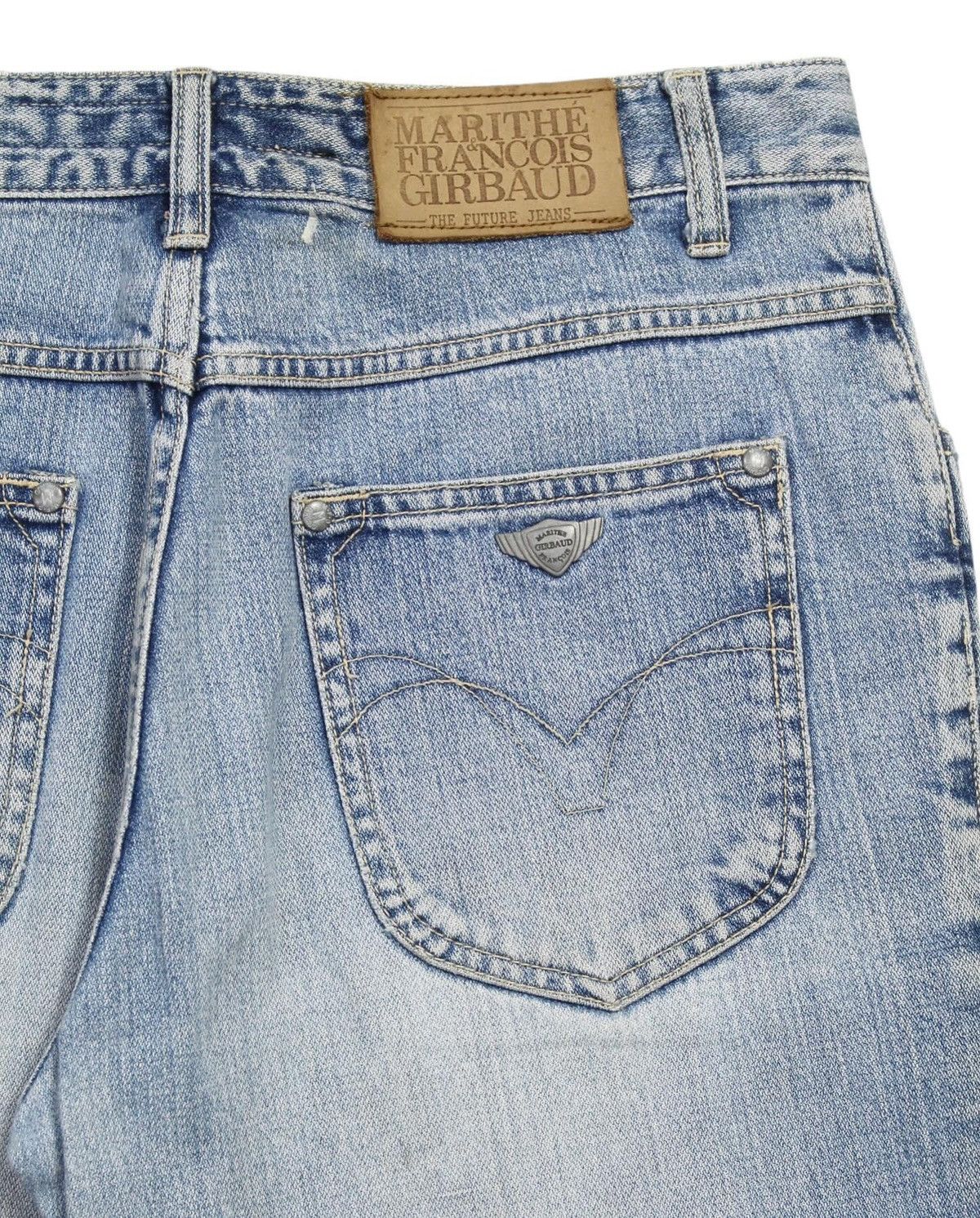 Marithe + Francois Girbaud 1980S MARITHE FRANCOIS GIRBAUD JEANS Size US 27 - 4 Thumbnail