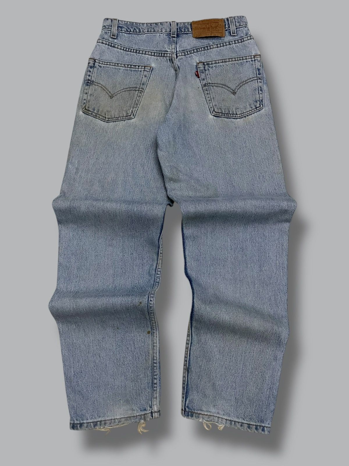 Levi's Vintage Clothing Vintage 1990s Designer Levis 550 Relaxed Fit Blue Denim Size US 28 / EU 44 - 8 Thumbnail