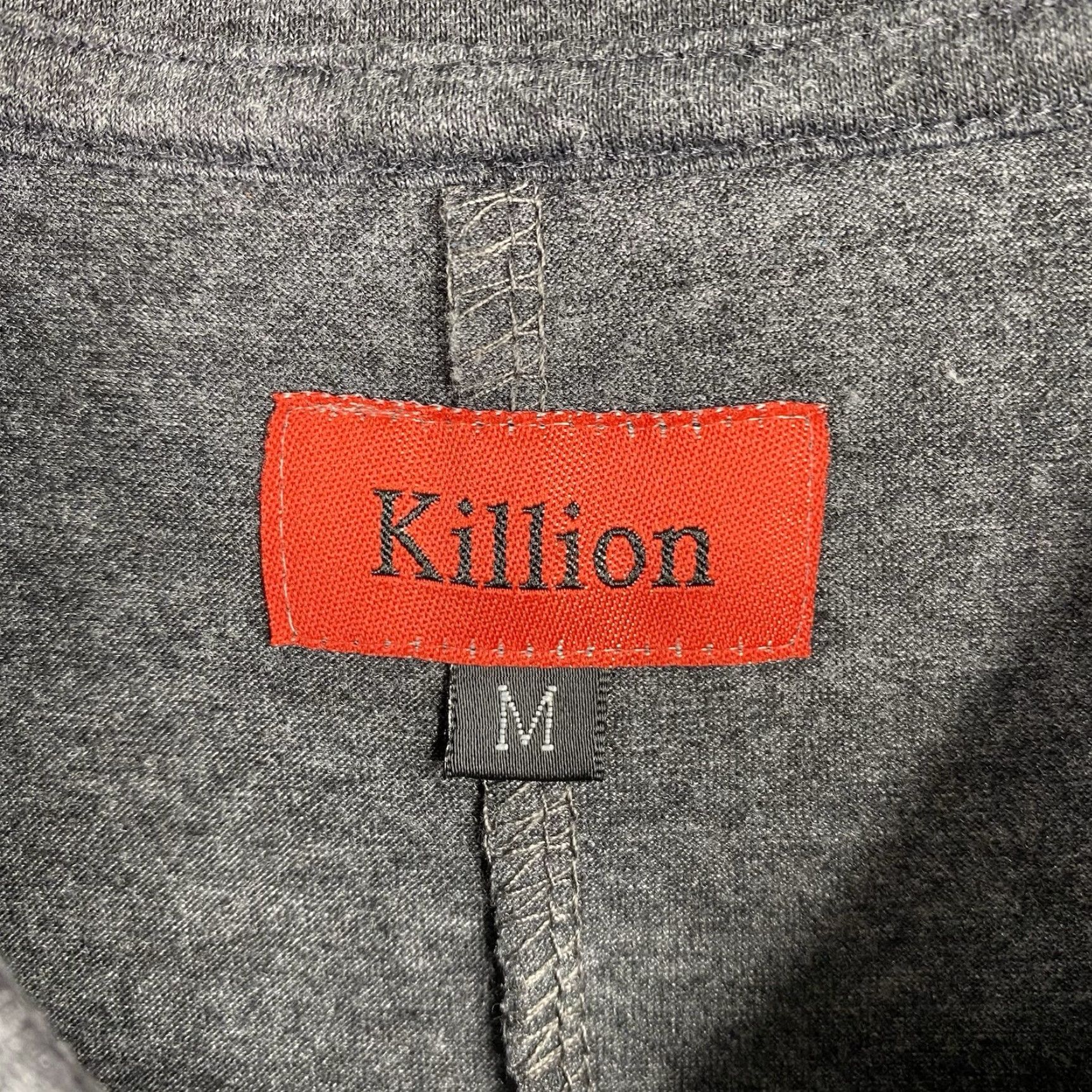 Vintage Killion Mens T Shirt M Gray Short Sleeve Crew Neck Classic Minimalist Cotton Size US M / EU 48-50 / 2 - 2 Thumbnail
