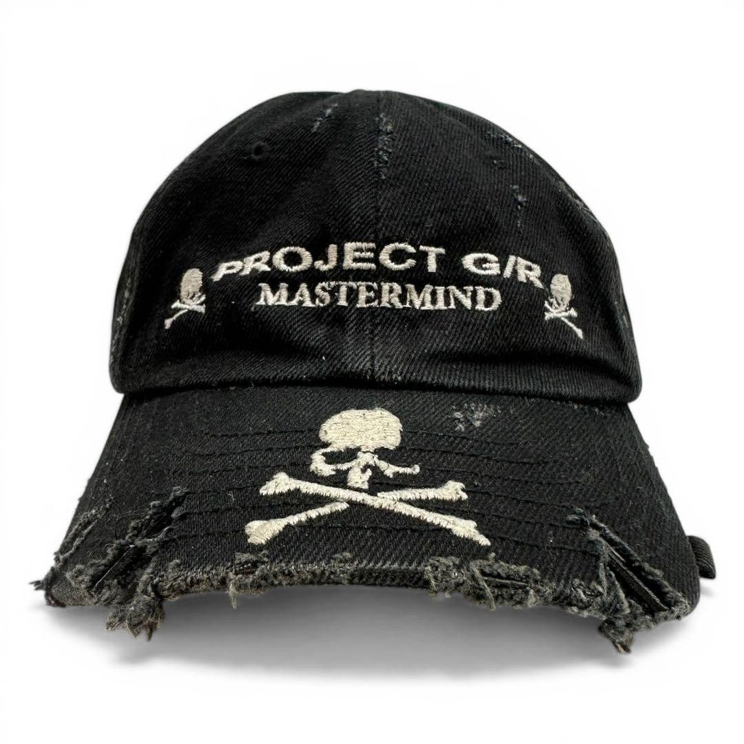 Mastermind Japan PROJECT G/R × MASTERMIND WASHED CRUSHED CAP Size ONE SIZE - 2 Thumbnail