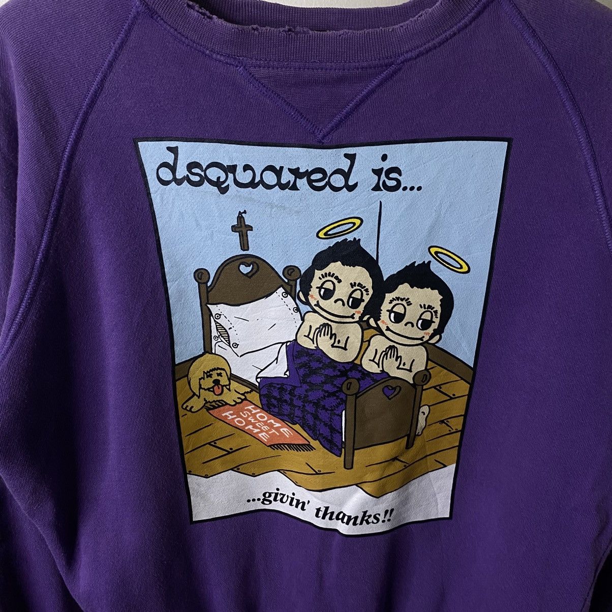 Dsquared2 Dsquared2 Distressed Crewneck Sweatshirt Size US L / EU 52-54 / 3 - 2 Thumbnail