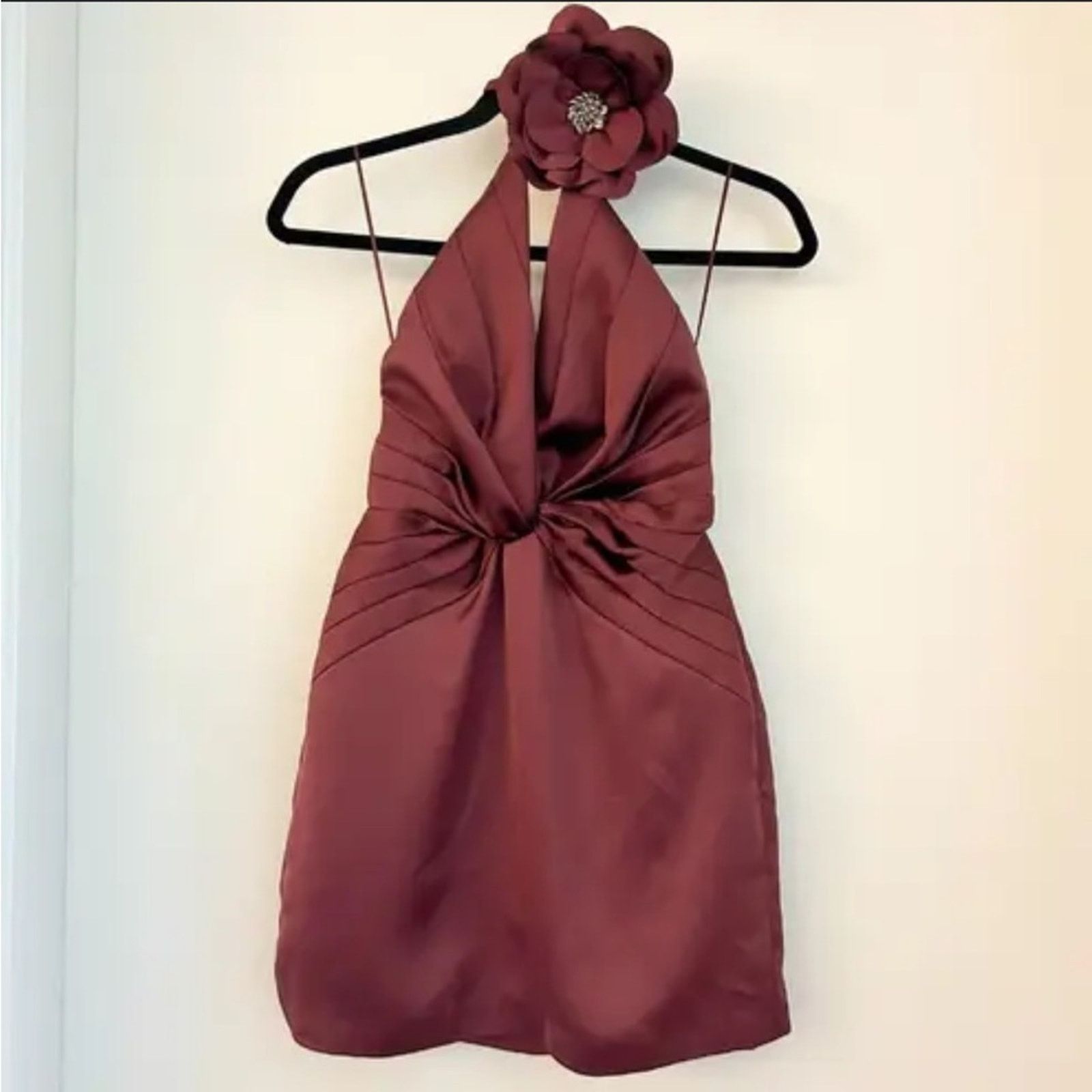 Ramy Brook NWT Ramy Brook $595 Purple Halter Mini Dress Size 8 Size M / US 6-8 / IT 42-44 - 6 Thumbnail