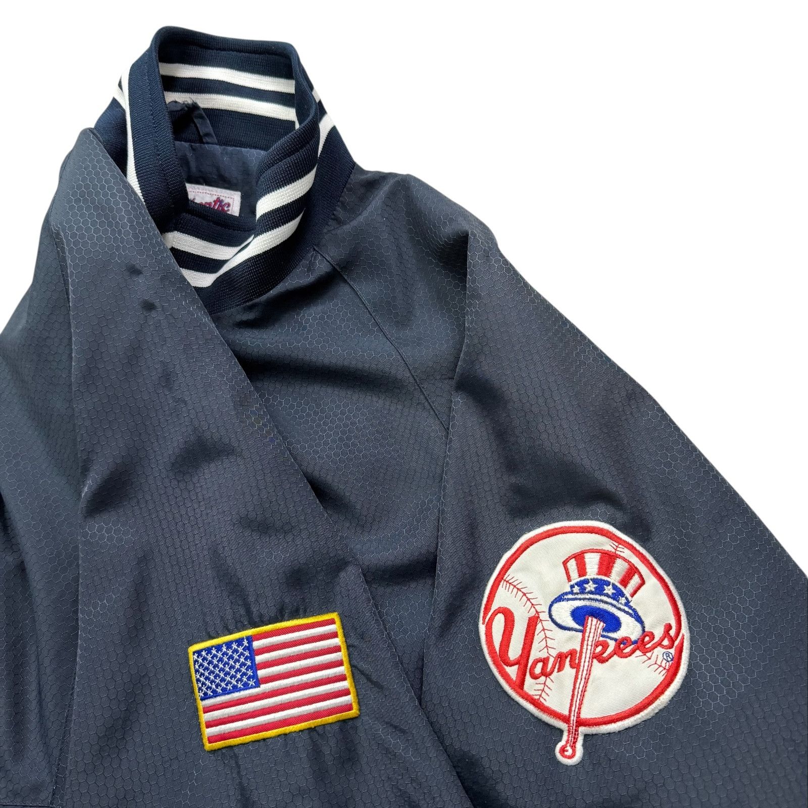 MLB VTG MLB NEW YORK YANKEES MAJESTIC AUTHENTIC DUGOUT JACKET Size US XXL / EU 58 / 5 - 3 Thumbnail