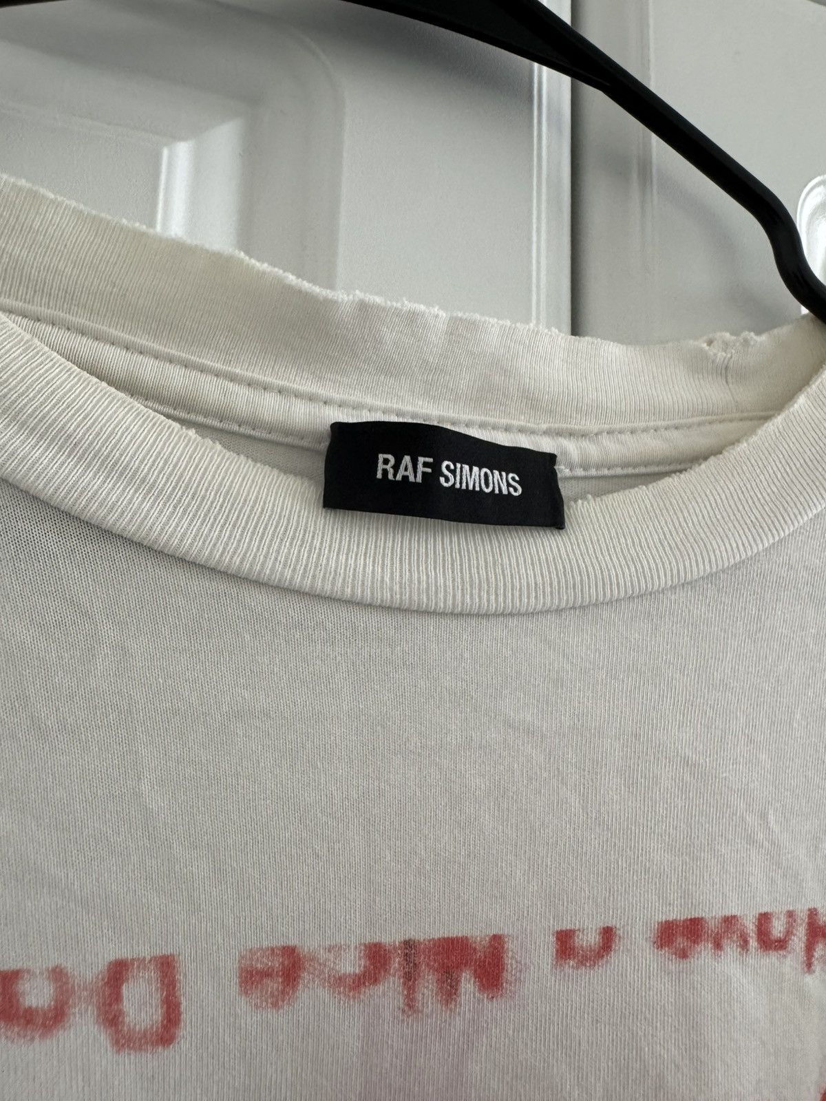 Raf Simons RAF Simmons 17SS THANK YOU shirt white/red *rare* Size US XL / EU 56 / 4 - 3 Thumbnail