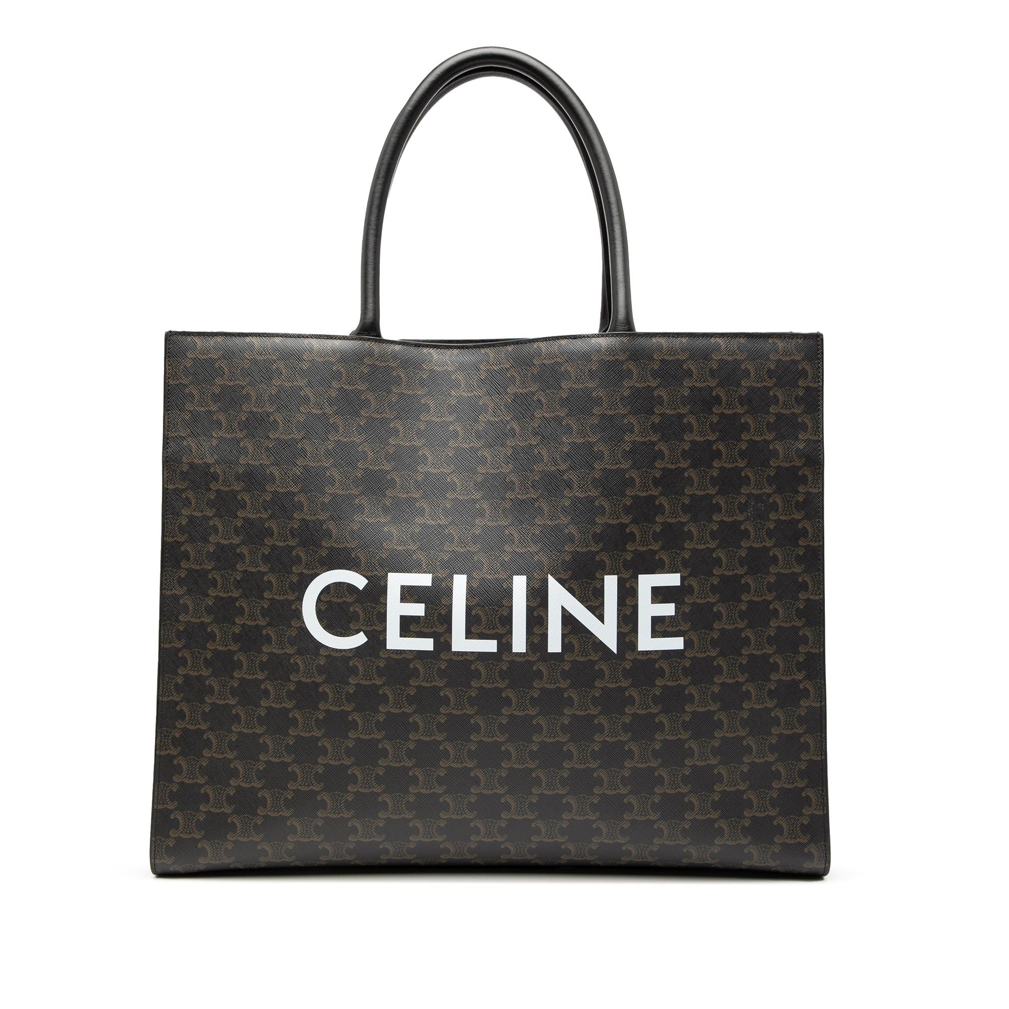 Celine Medium Triomphe Coated Canvas Cabas Horizontal Tote Size ONE SIZE - 1 Thumbnail