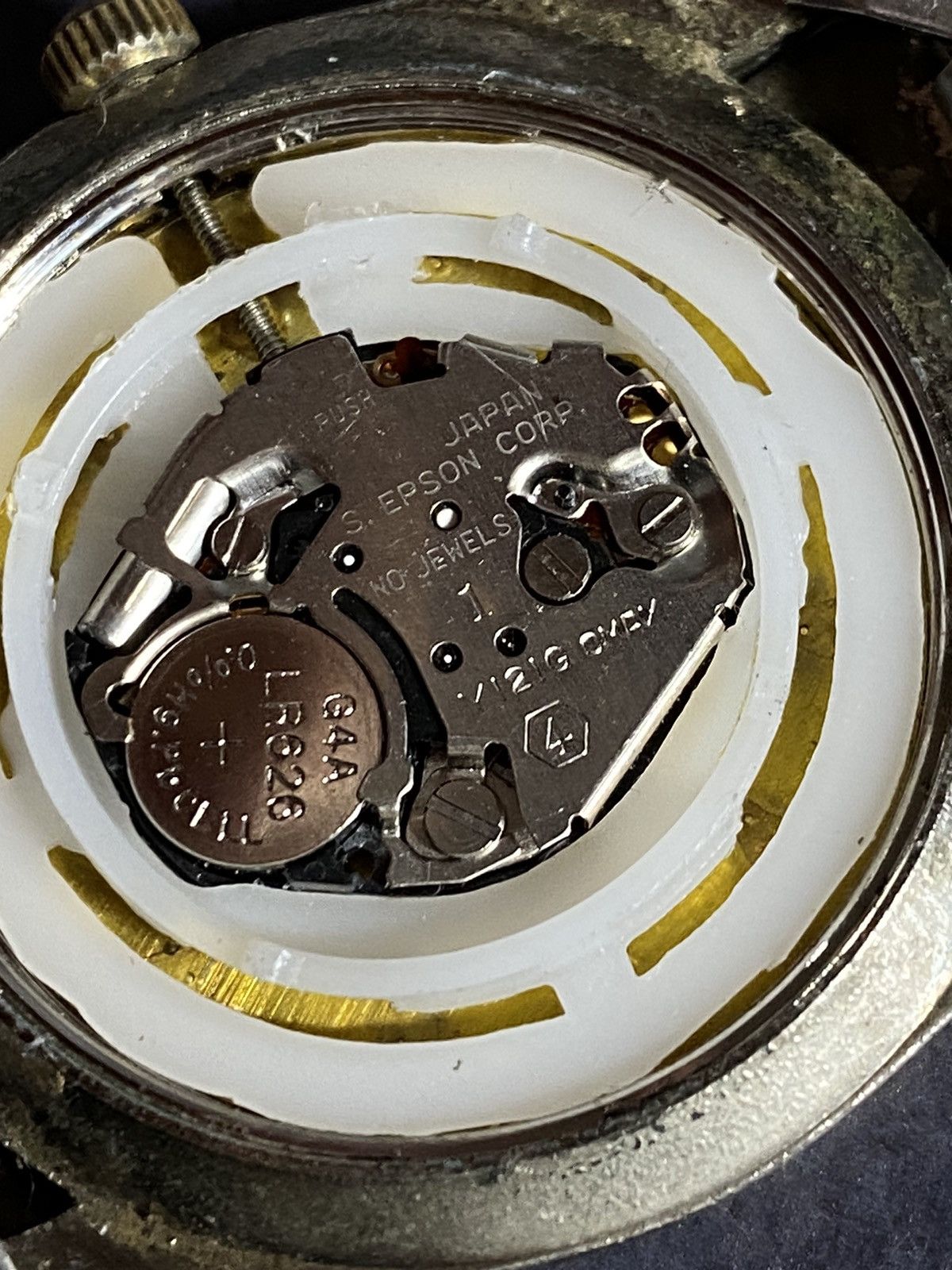 Japanese Brand × Jewelry × Vintage Omax Gold Tone Automatic Watch Two-Tone Japanese Brand Size ONE SIZE - 5 Thumbnail