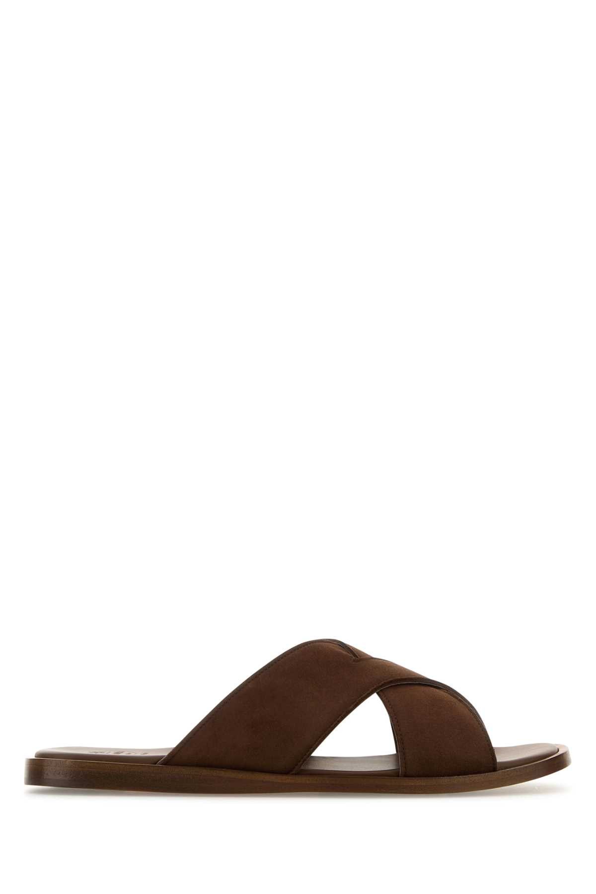 Church's Brown Suede Oriyah Slippers Size US 10 / IT 40 - 1 Thumbnail