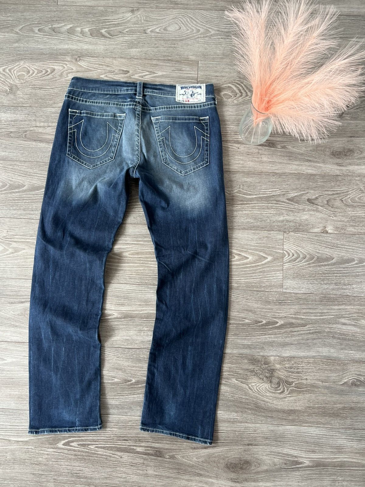 Rap Tees × True Religion × Vintage True Religion Made in Mexico Loose /Slim Bobby Denim Jeans Size US 35 - 6 Thumbnail