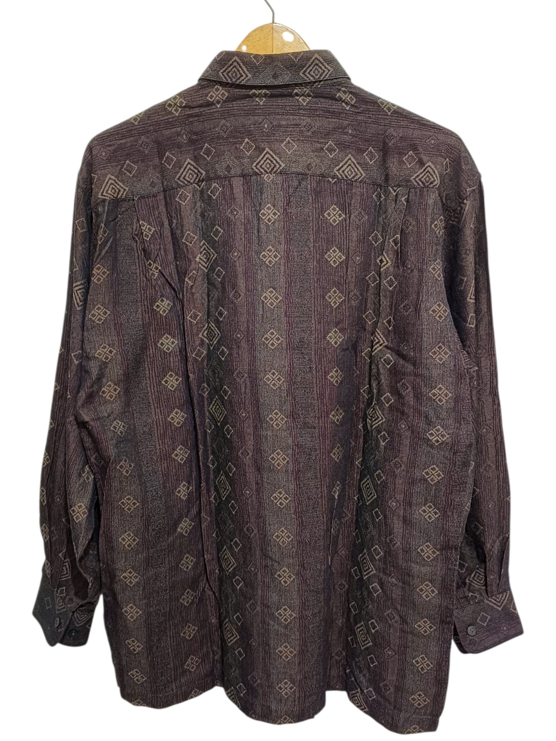 Yves Saint Laurent Vintage YSL Pattern Button shirt Size US M / EU 48-50 / 2 - 2 Thumbnail